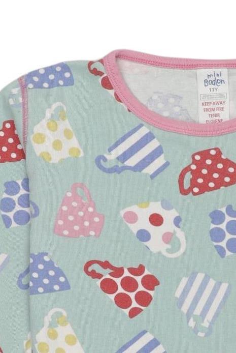 Thumbnail - Mini Boden Mädchen Langarmshirt, hellgrün, Gr. 152