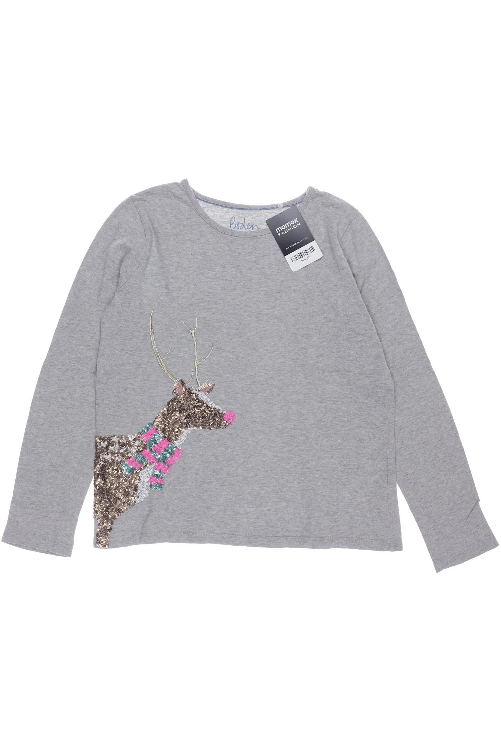 

Mini Boden Damen Langarmshirt, grau, Gr. 152