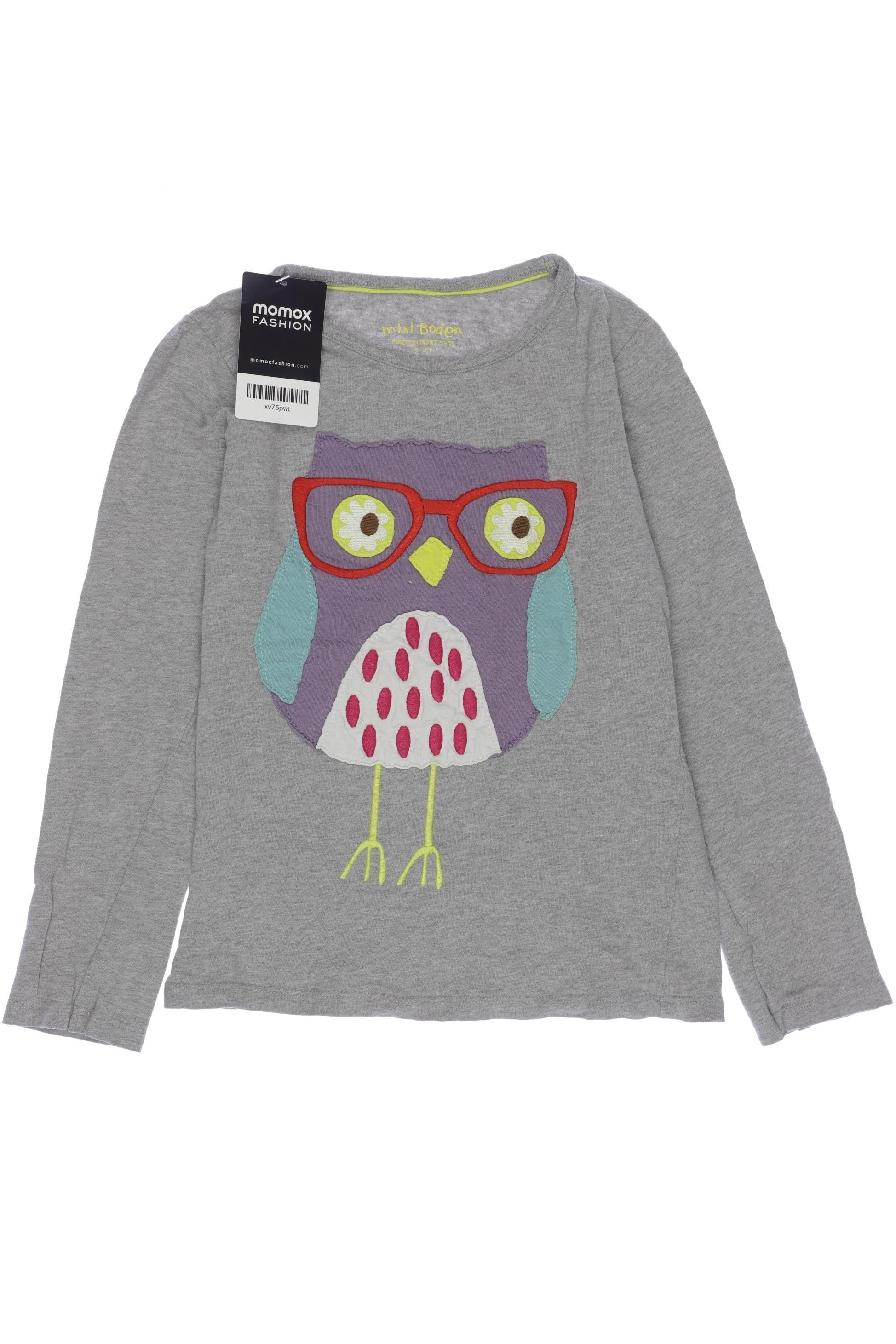 

Mini Boden Damen Langarmshirt, grau, Gr. 128