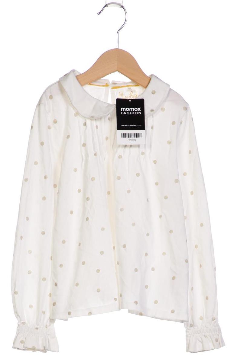 

Mini Boden Mädchen Langarmshirt, weiß, Gr. 122