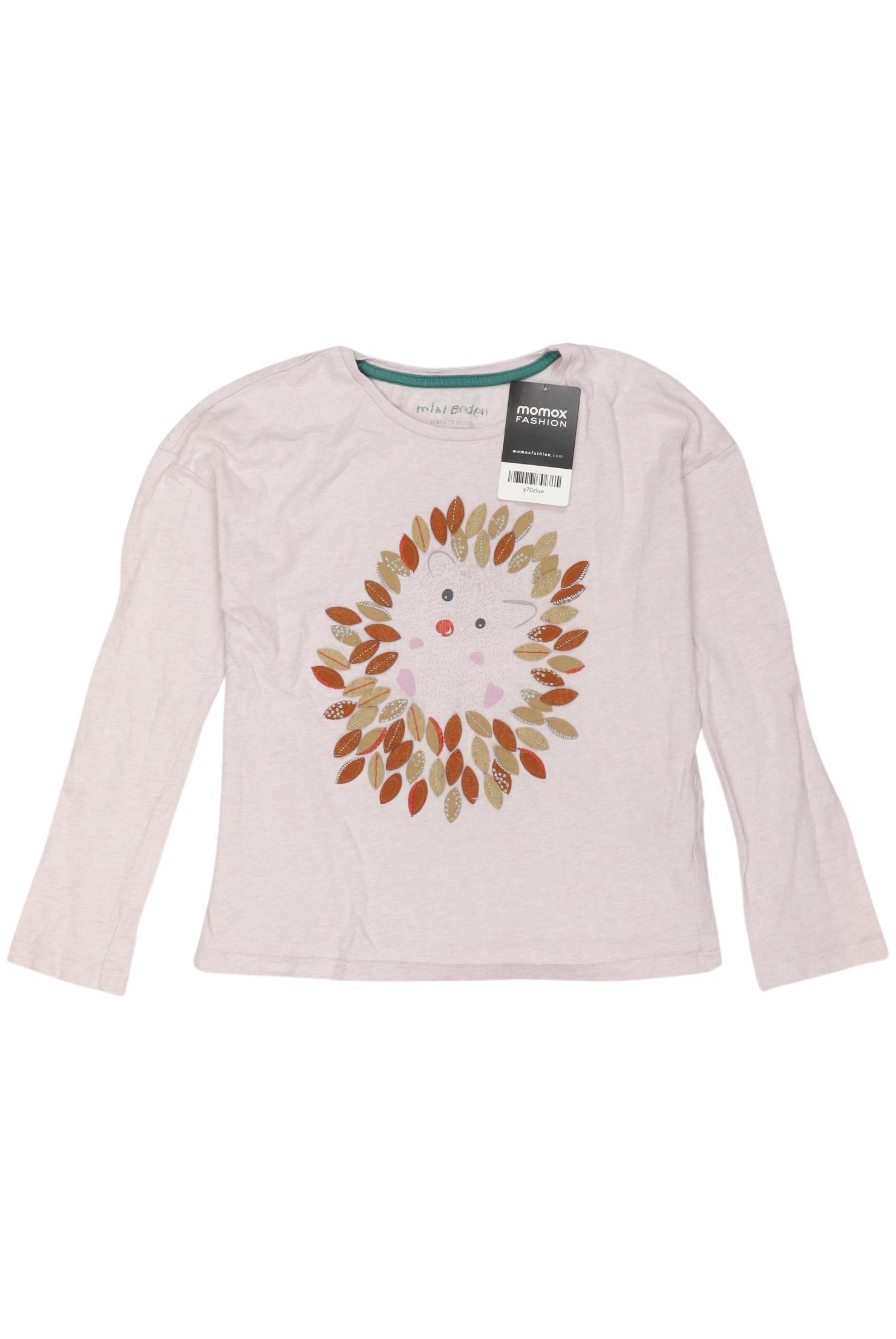 

Mini Boden Mädchen Langarmshirt, pink, Gr. 128