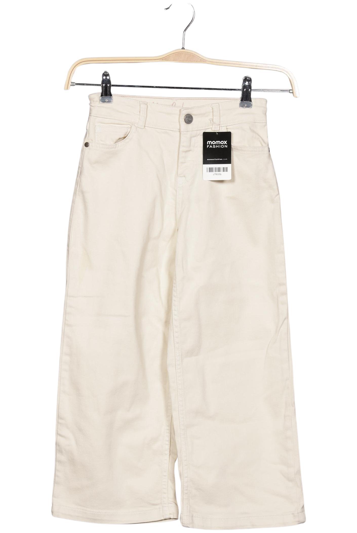 

Mini Boden Damen Jeans, cremeweiß, Gr. 140