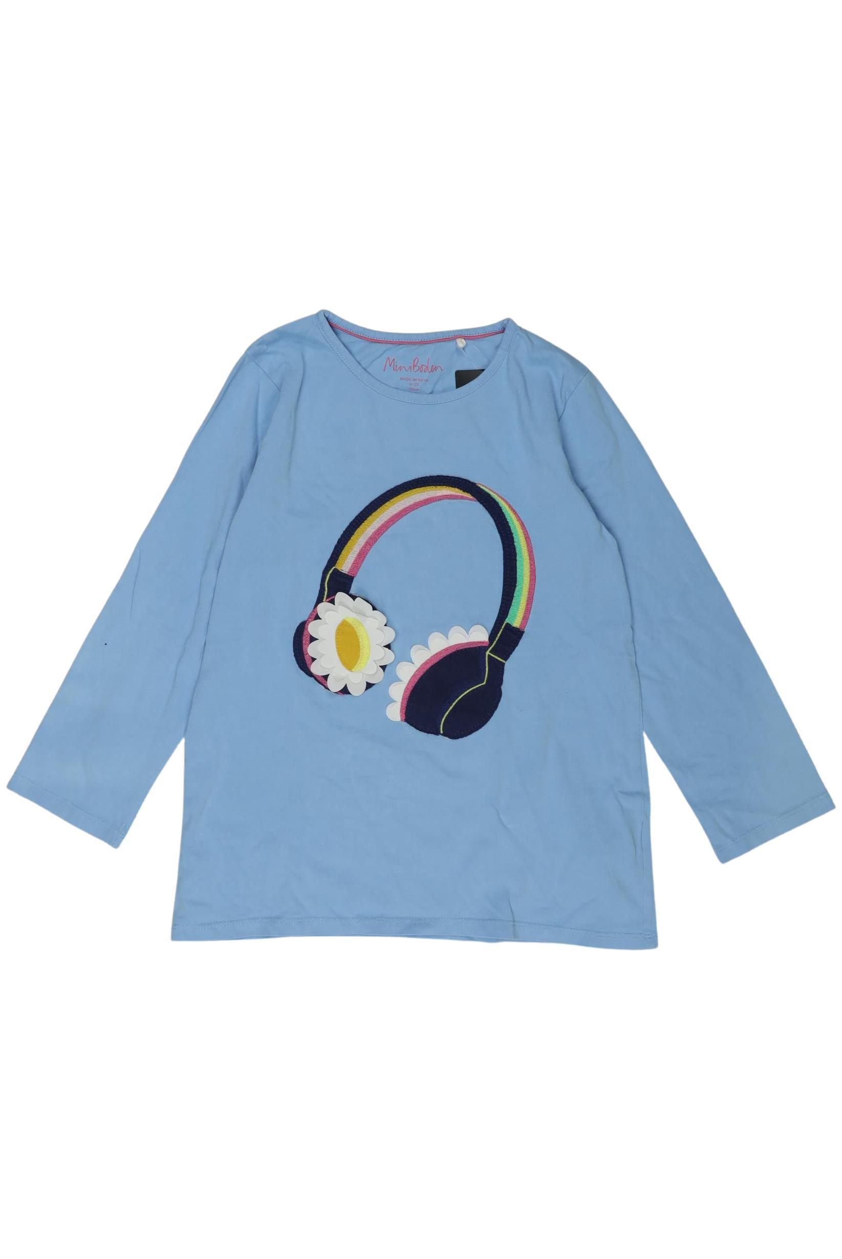 

Mini Boden Mädchen Langarmshirt, hellblau, Gr. 152