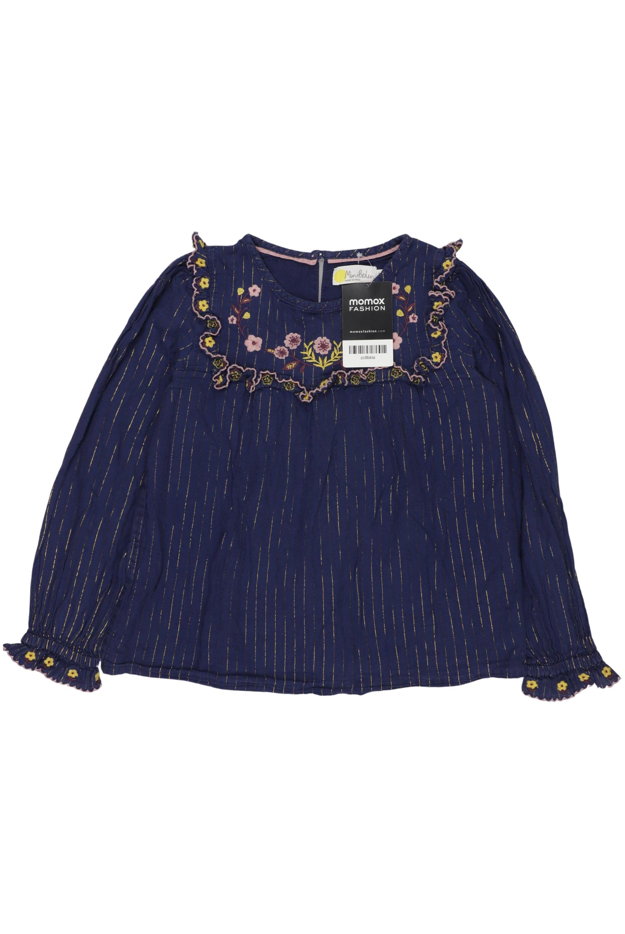 

Mini Boden Damen Bluse, blau, Gr. 128
