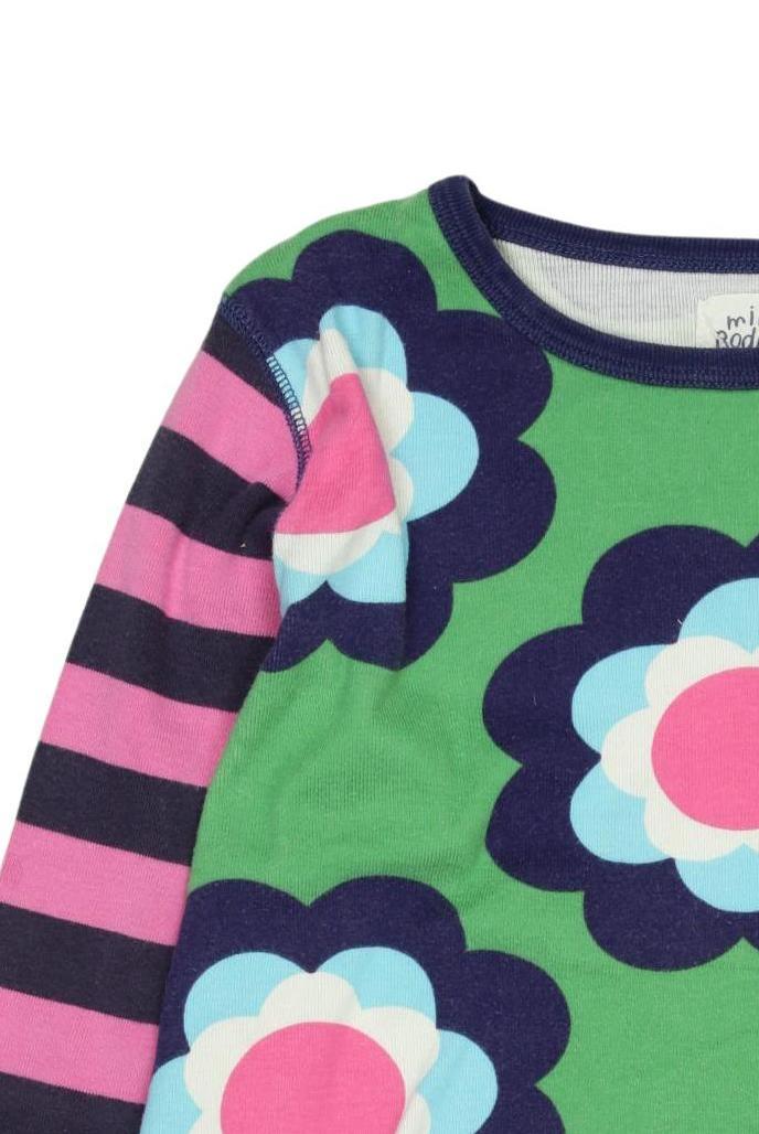 Thumbnail - Mini Boden Mädchen Langarmshirt, grün, Gr. 128