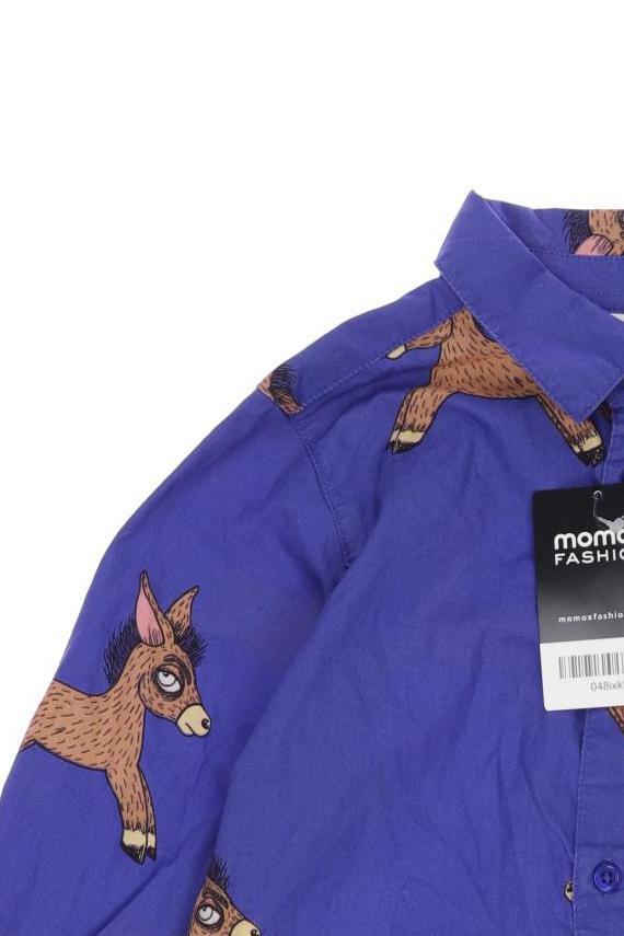 Thumbnail - mini rodini Jungen Hemd, blau, Gr. 116