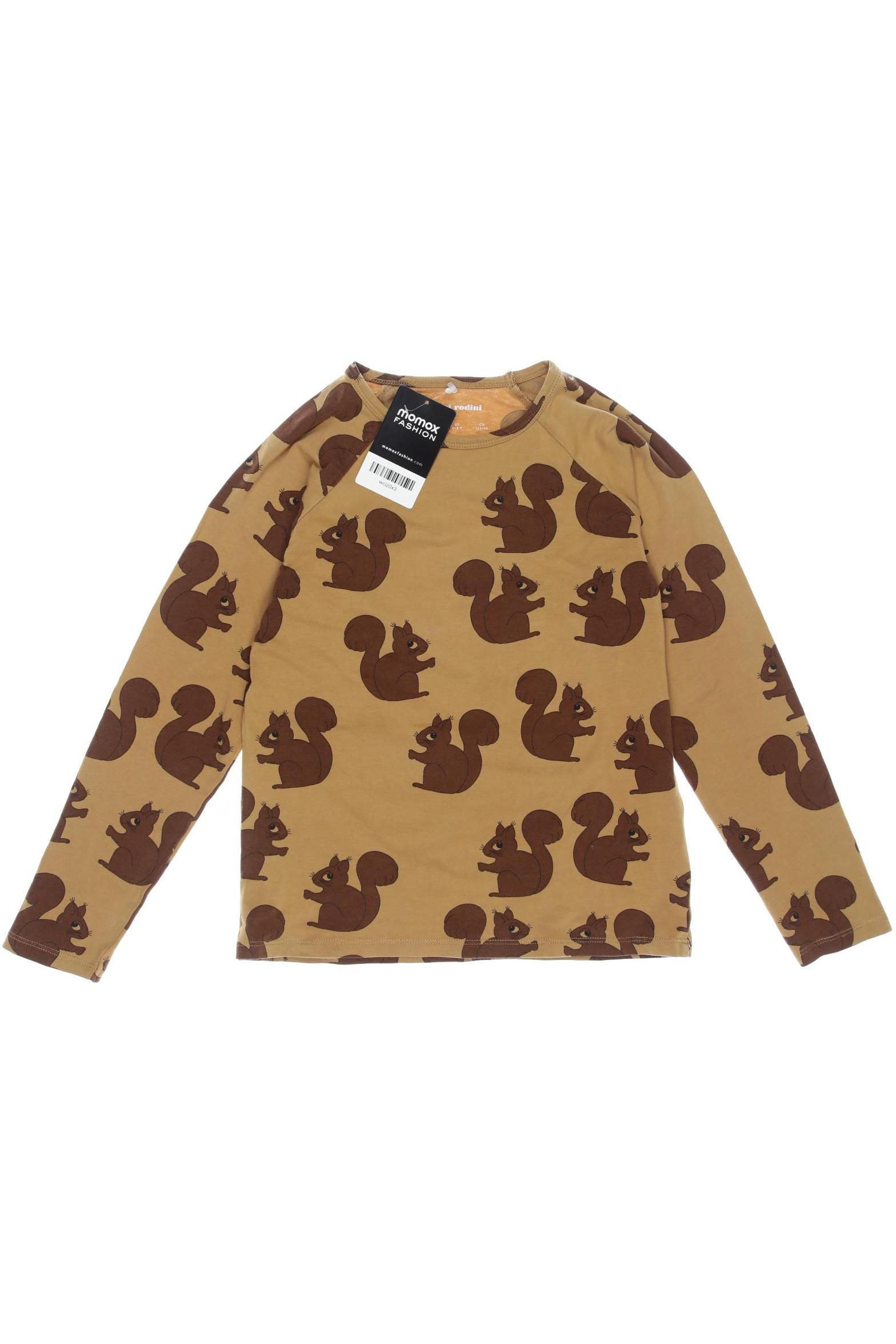 

mini rodini Herren Langarmshirt, braun, Gr. 128
