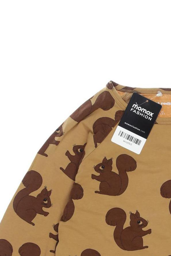 Thumbnail - mini rodini Jungen Langarmshirt, braun, Gr. 128