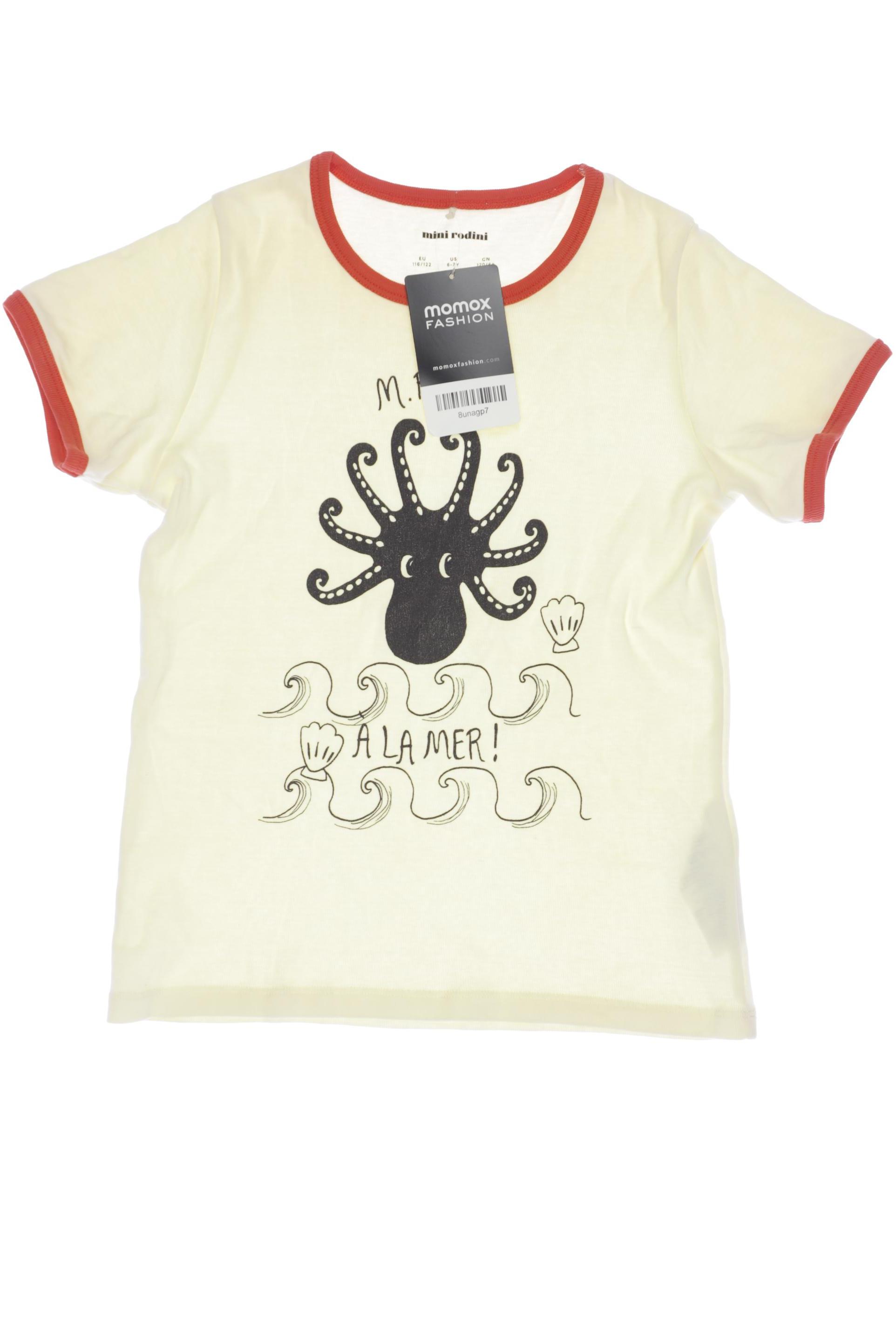 

mini rodini Damen T-Shirt, cremeweiß, Gr. 116