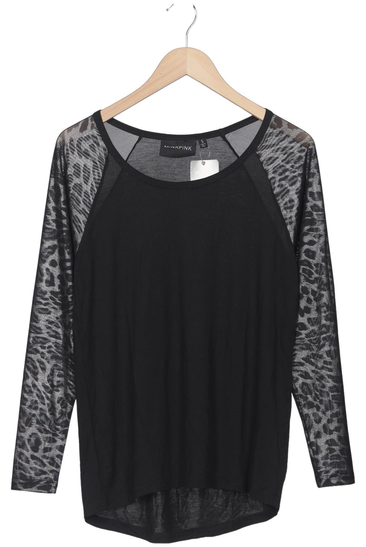 

Minkpink Damen Langarmshirt, schwarz, Gr. 36