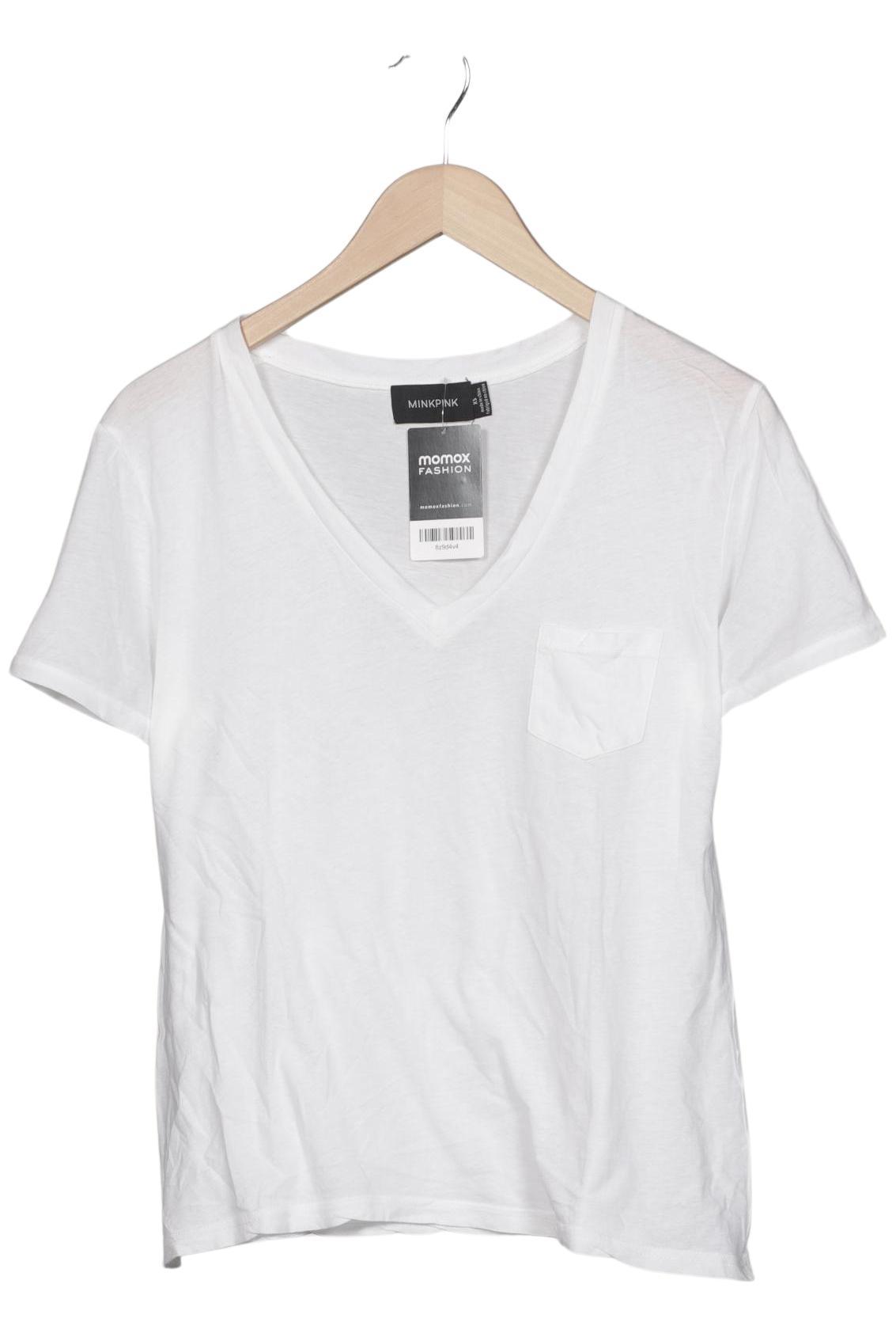 

Minkpink Damen T-Shirt, weiß, Gr. 34