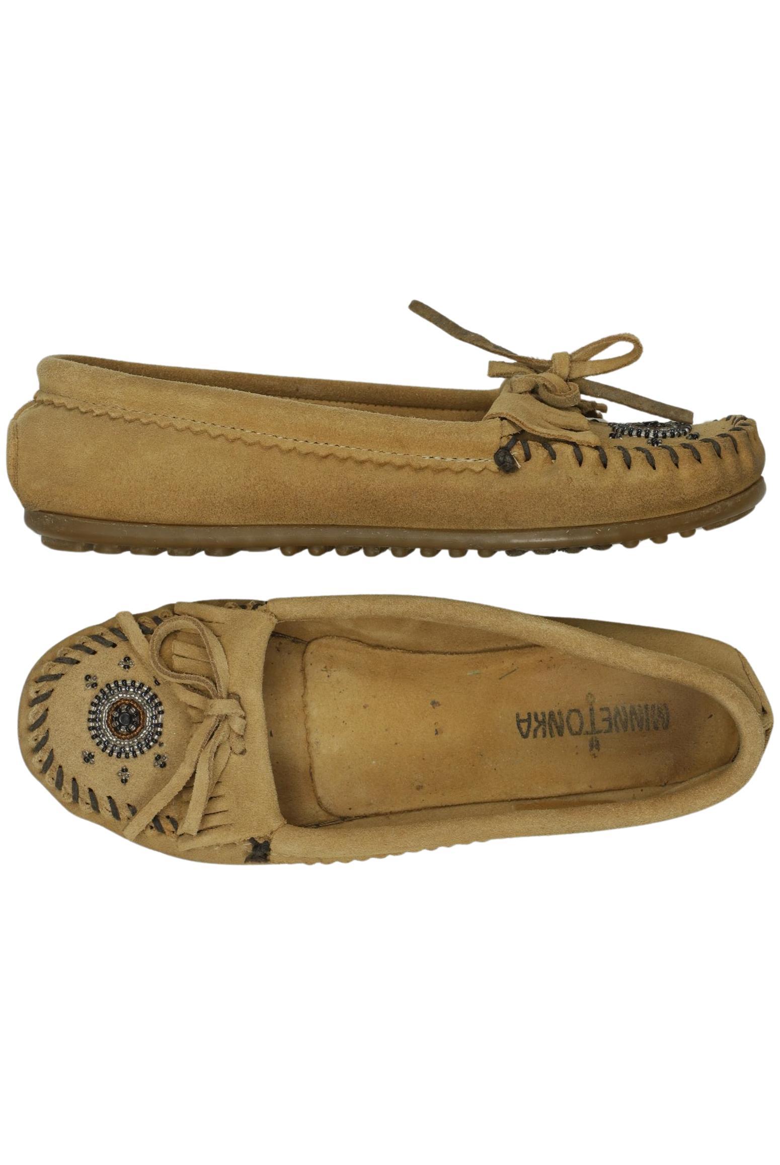 

Minnetonka Damen Ballerinas, beige, Gr. 8