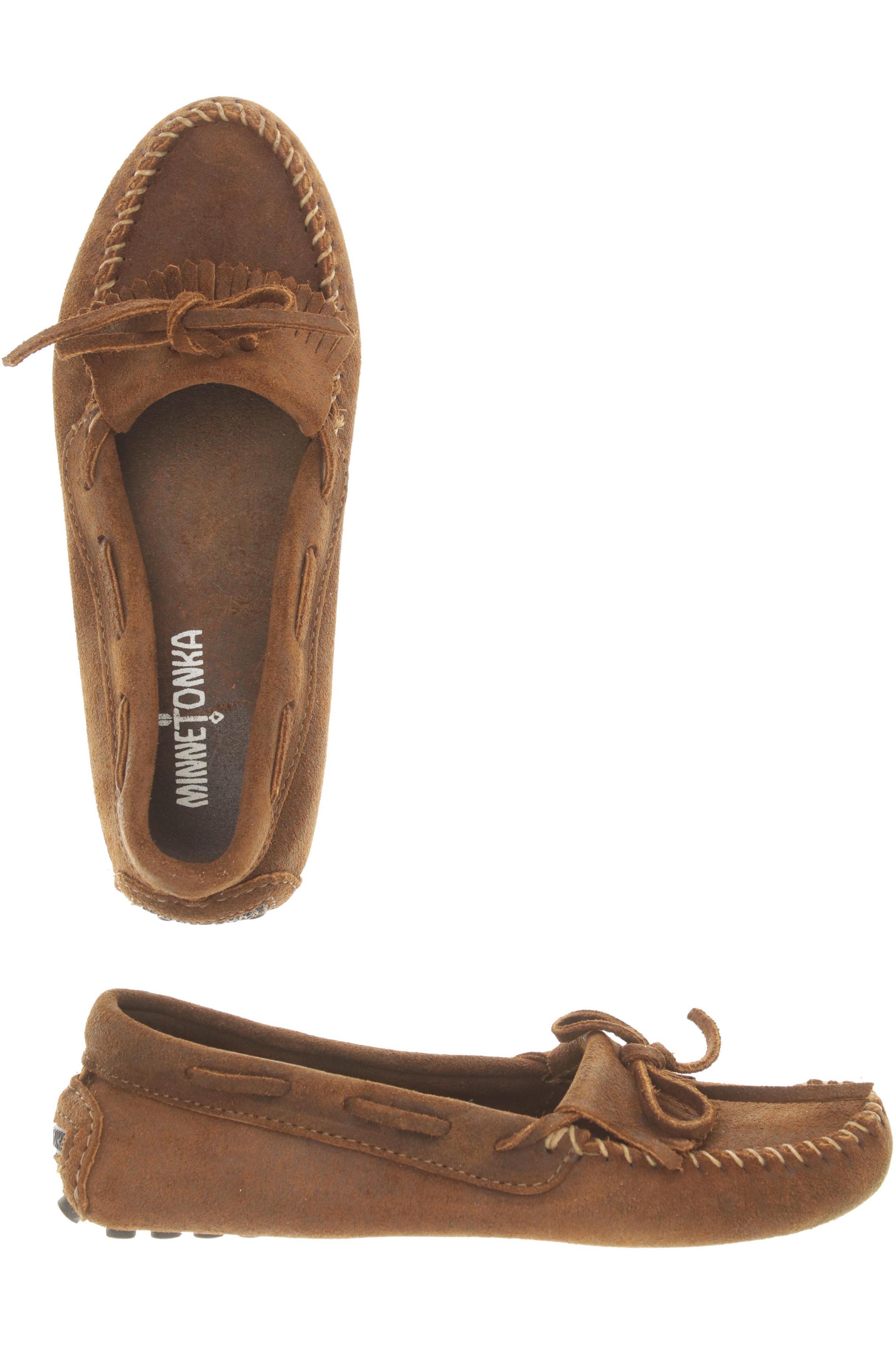 

Minnetonka Damen Halbschuh, braun, Gr. 6