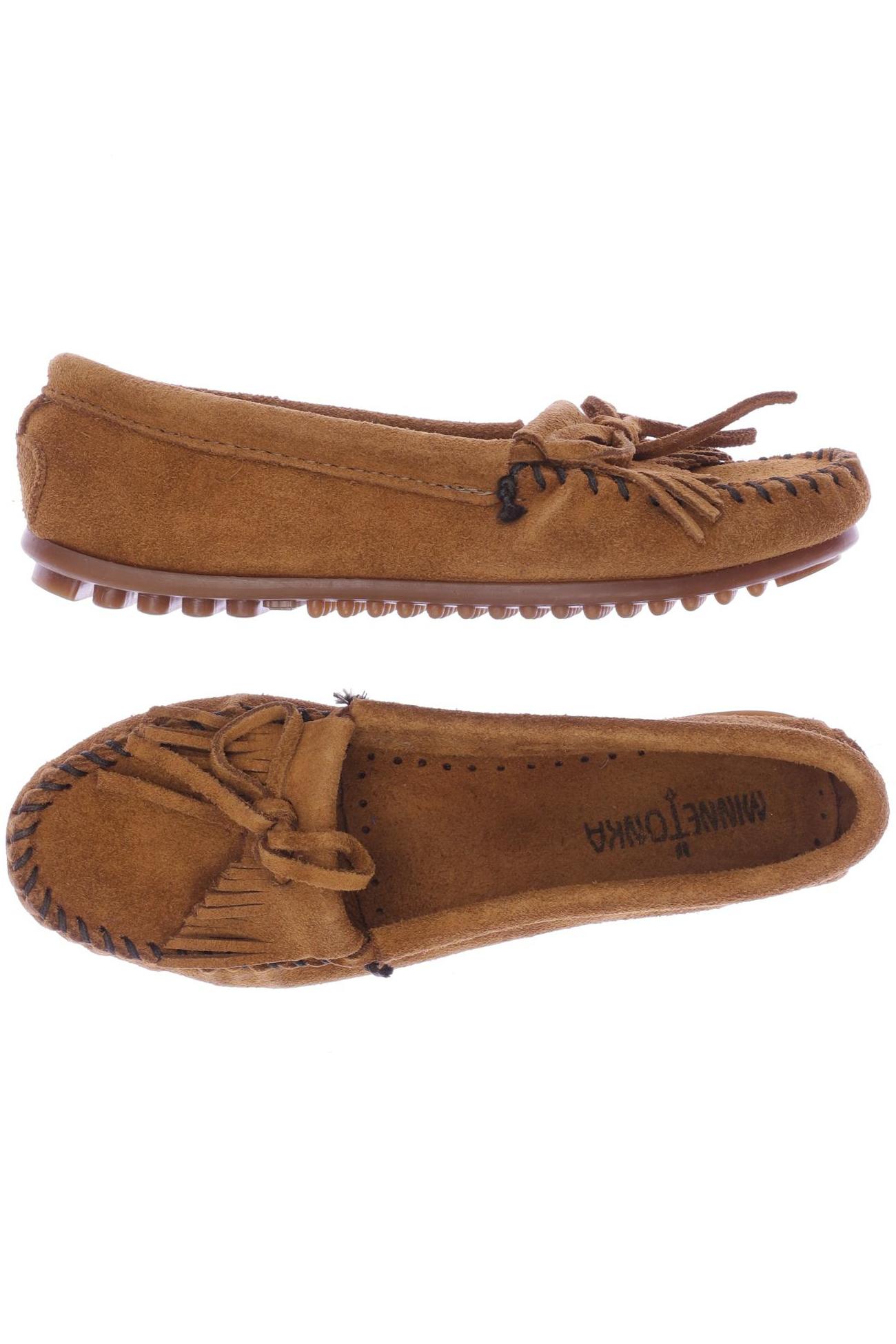 

Minnetonka Damen Halbschuh, braun, Gr. 5