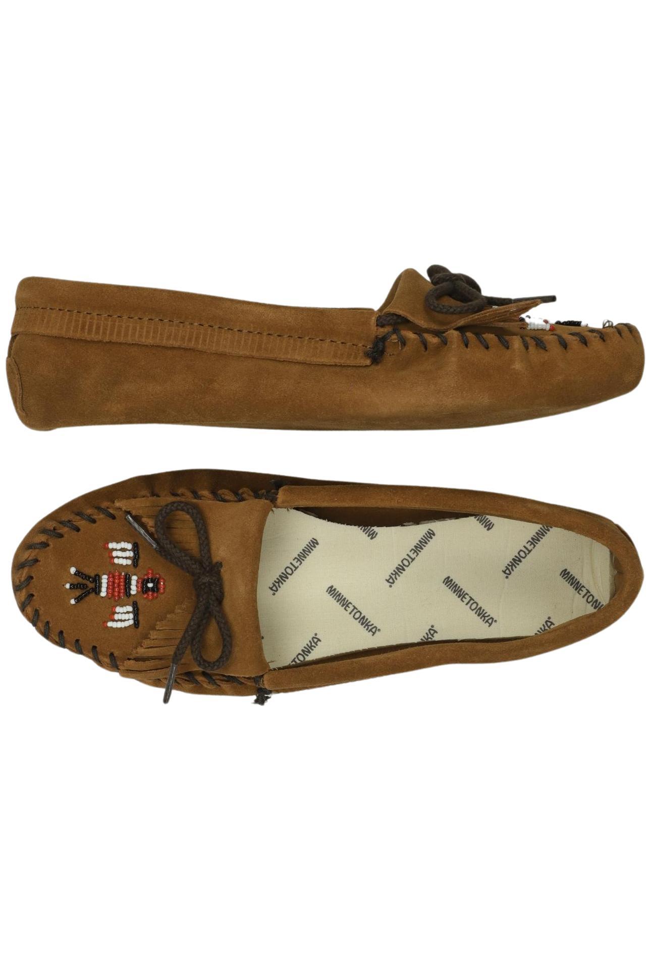 

Minnetonka Damen Halbschuh, braun, Gr. 9