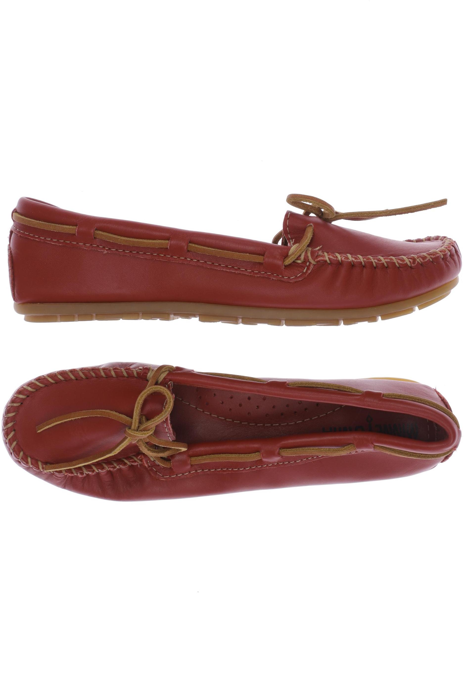 

Minnetonka Damen Halbschuh, orange, Gr. 37