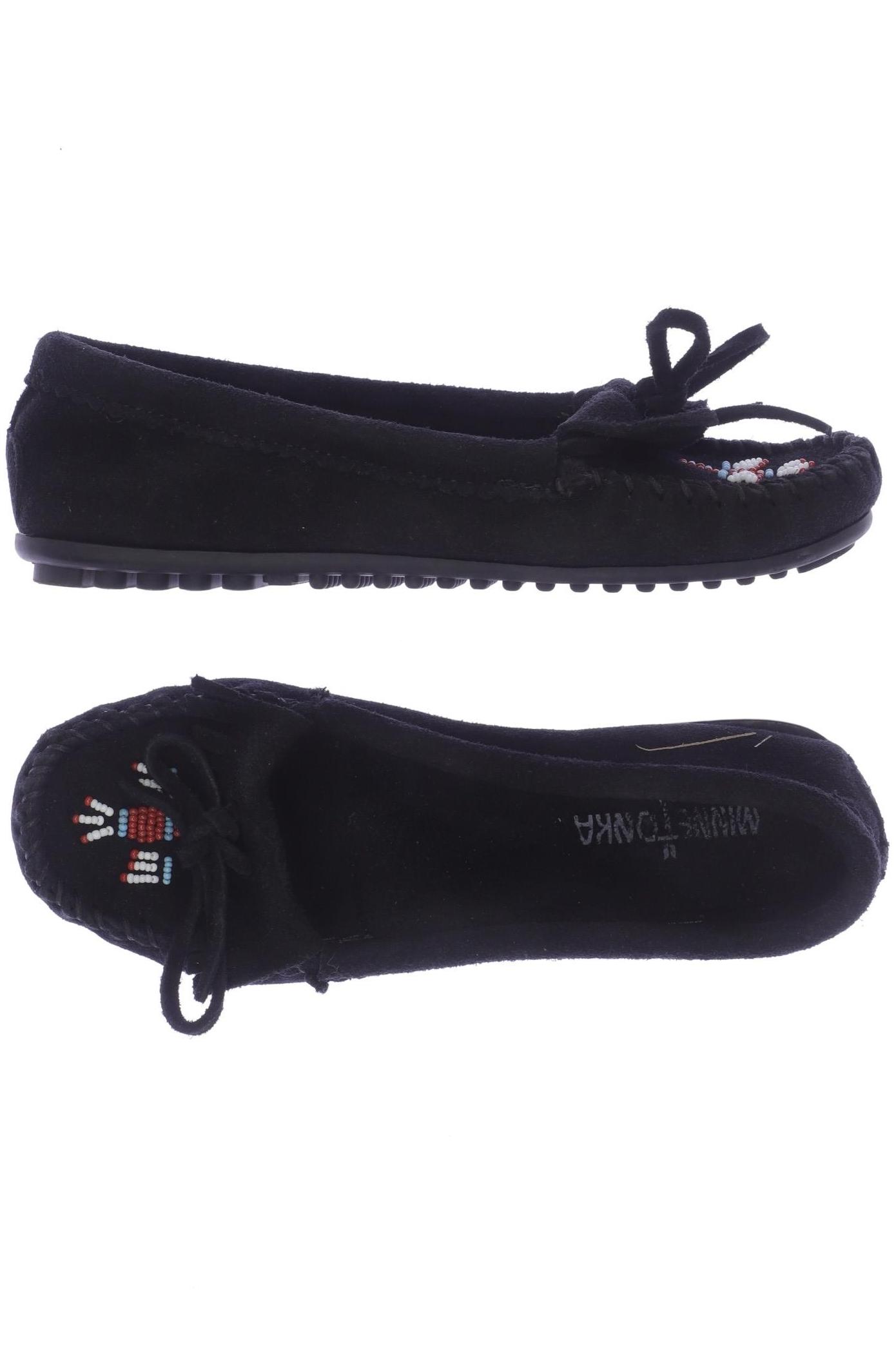 

Minnetonka Damen Halbschuh, schwarz, Gr. 7