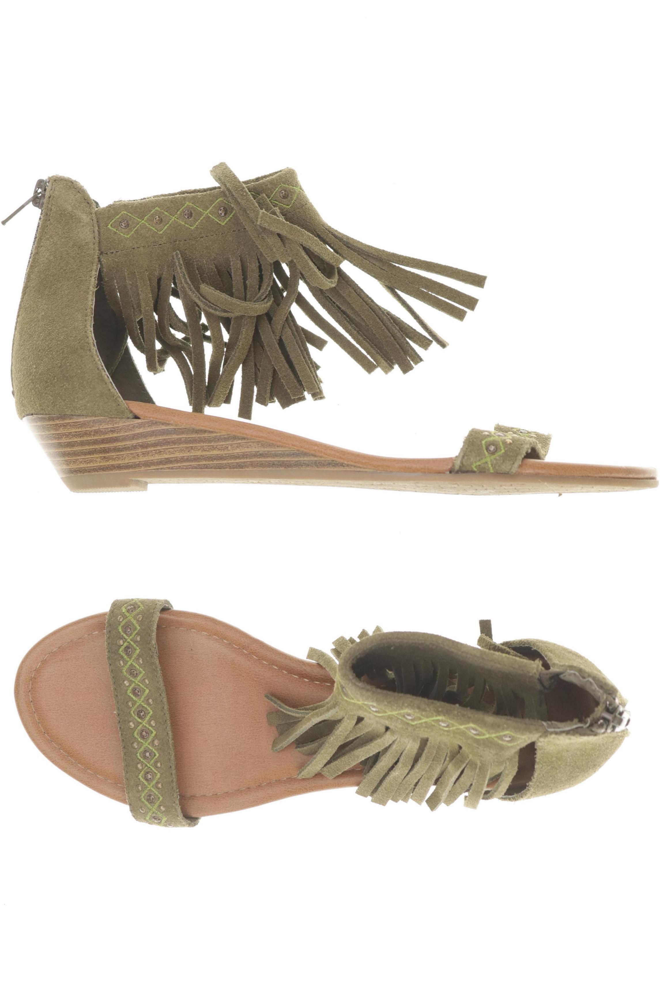 

Minnetonka Damen Sandale, grün, Gr. 9