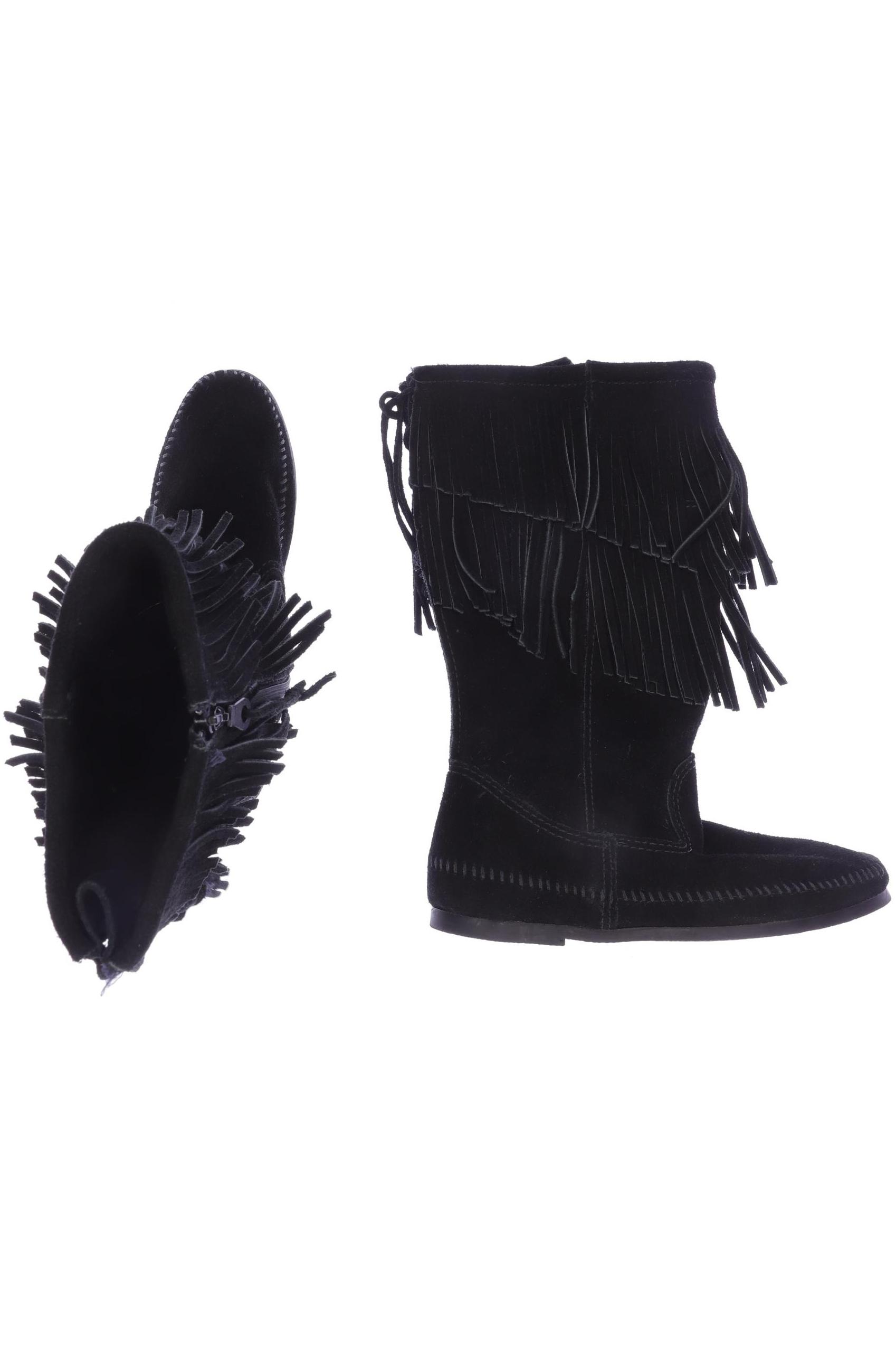 

Minnetonka Damen Stiefel, schwarz, Gr. 5