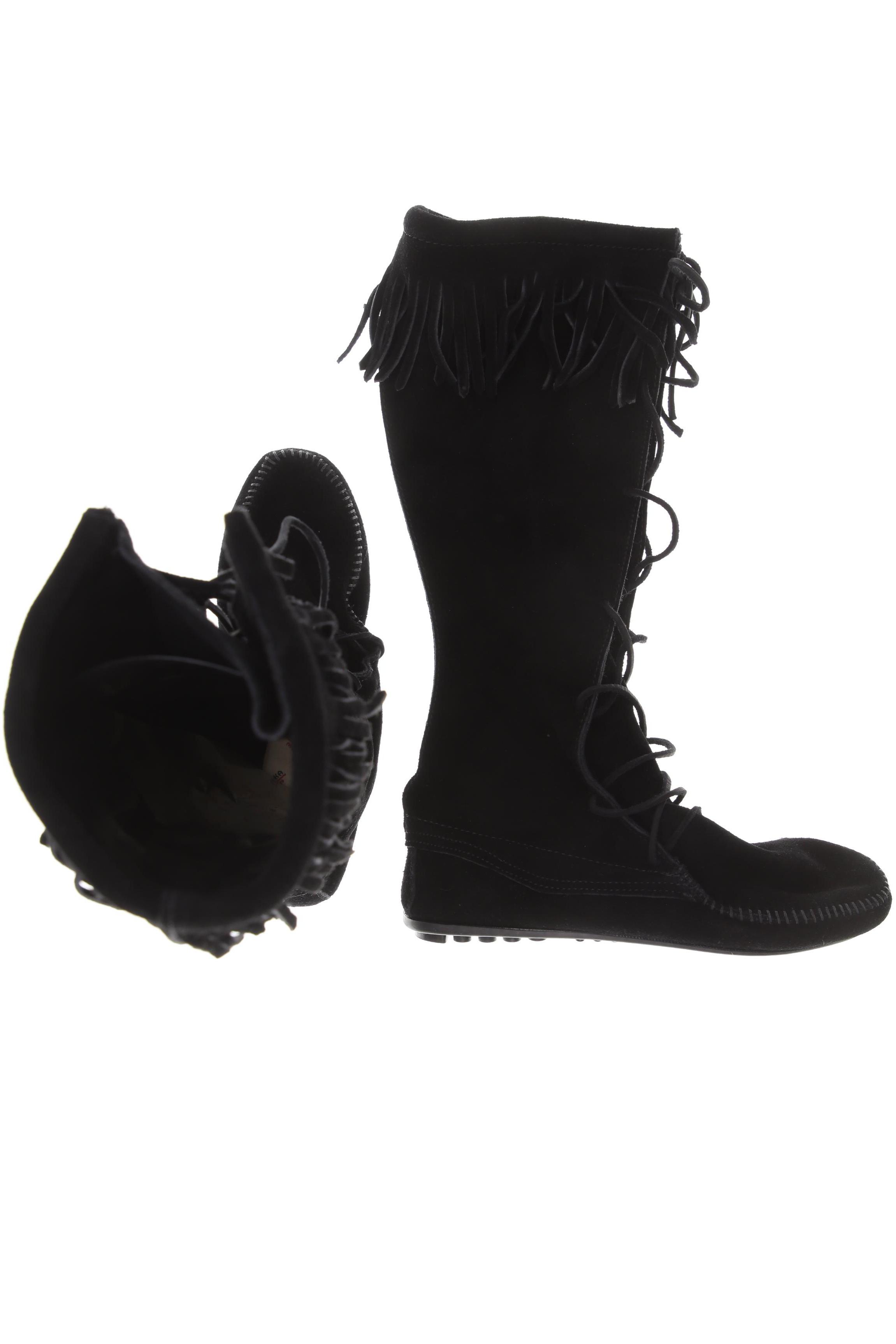 

Minnetonka Damen Stiefel, schwarz, Gr. 10