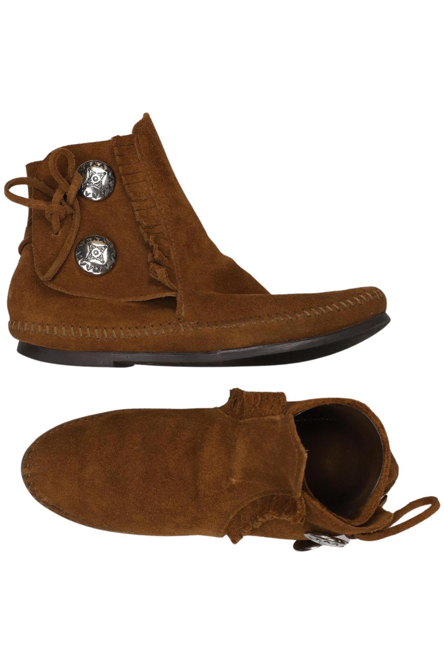 

Minnetonka Damen Stiefelette, braun, Gr. 8