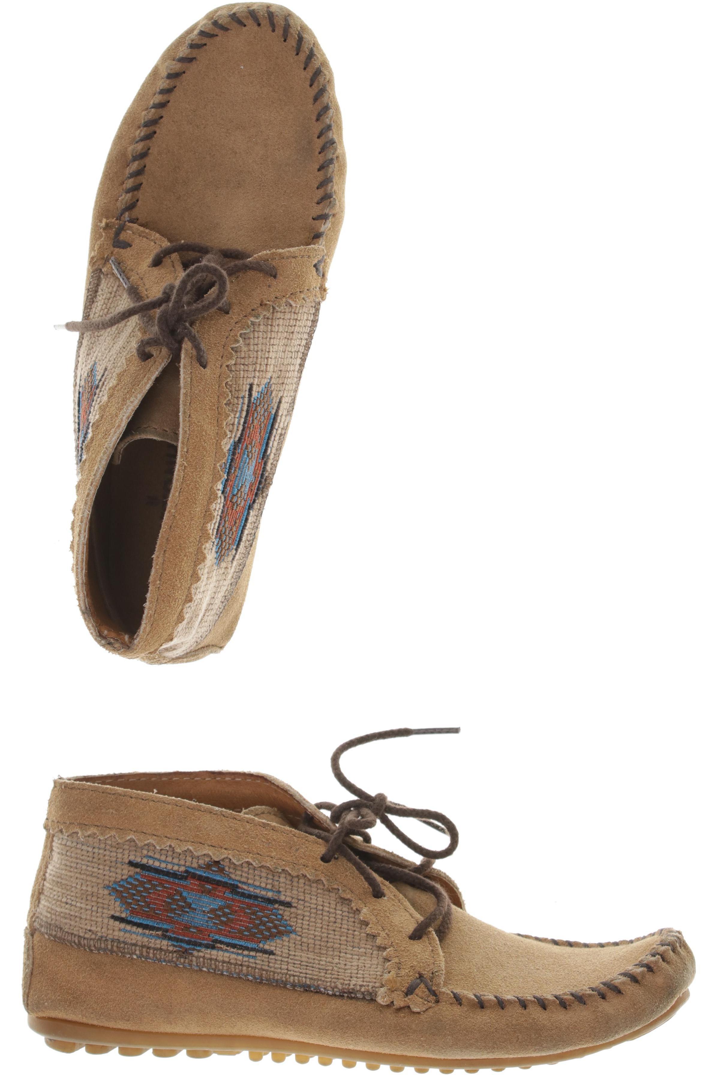 

Minnetonka Damen Stiefelette, beige, Gr. 6