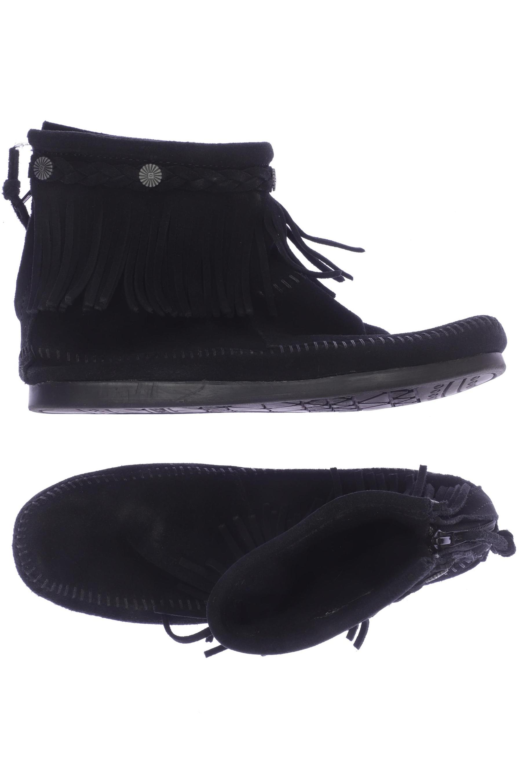 

Minnetonka Damen Stiefelette, schwarz, Gr. 9