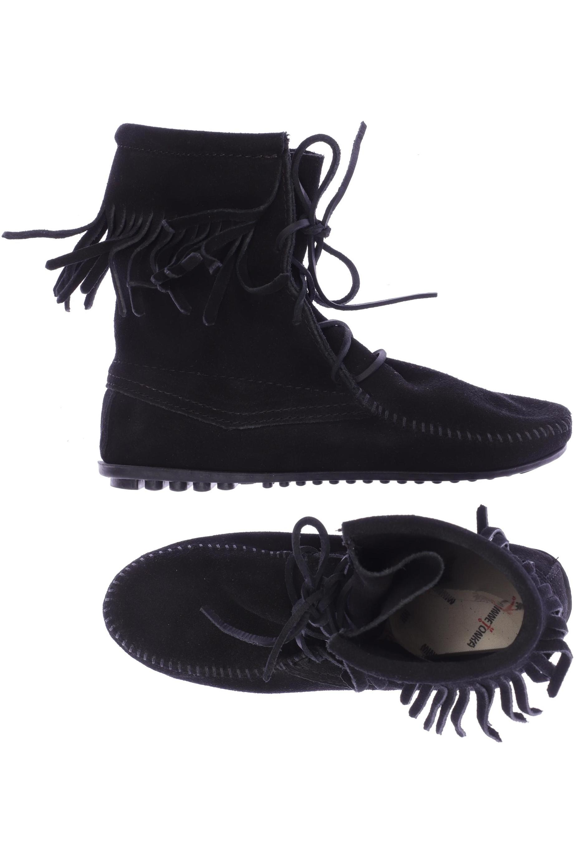 

Minnetonka Damen Stiefelette, schwarz, Gr. 7