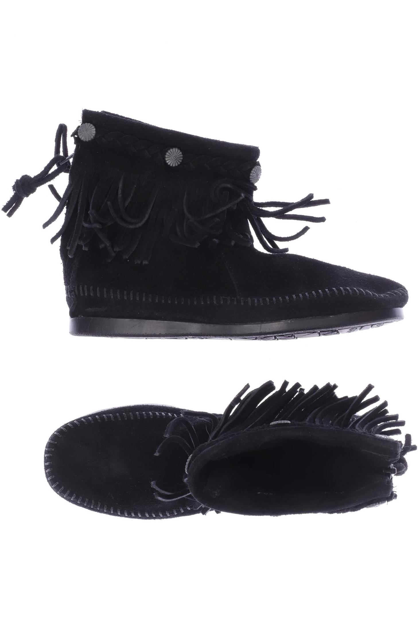 

Minnetonka Damen Stiefelette, schwarz