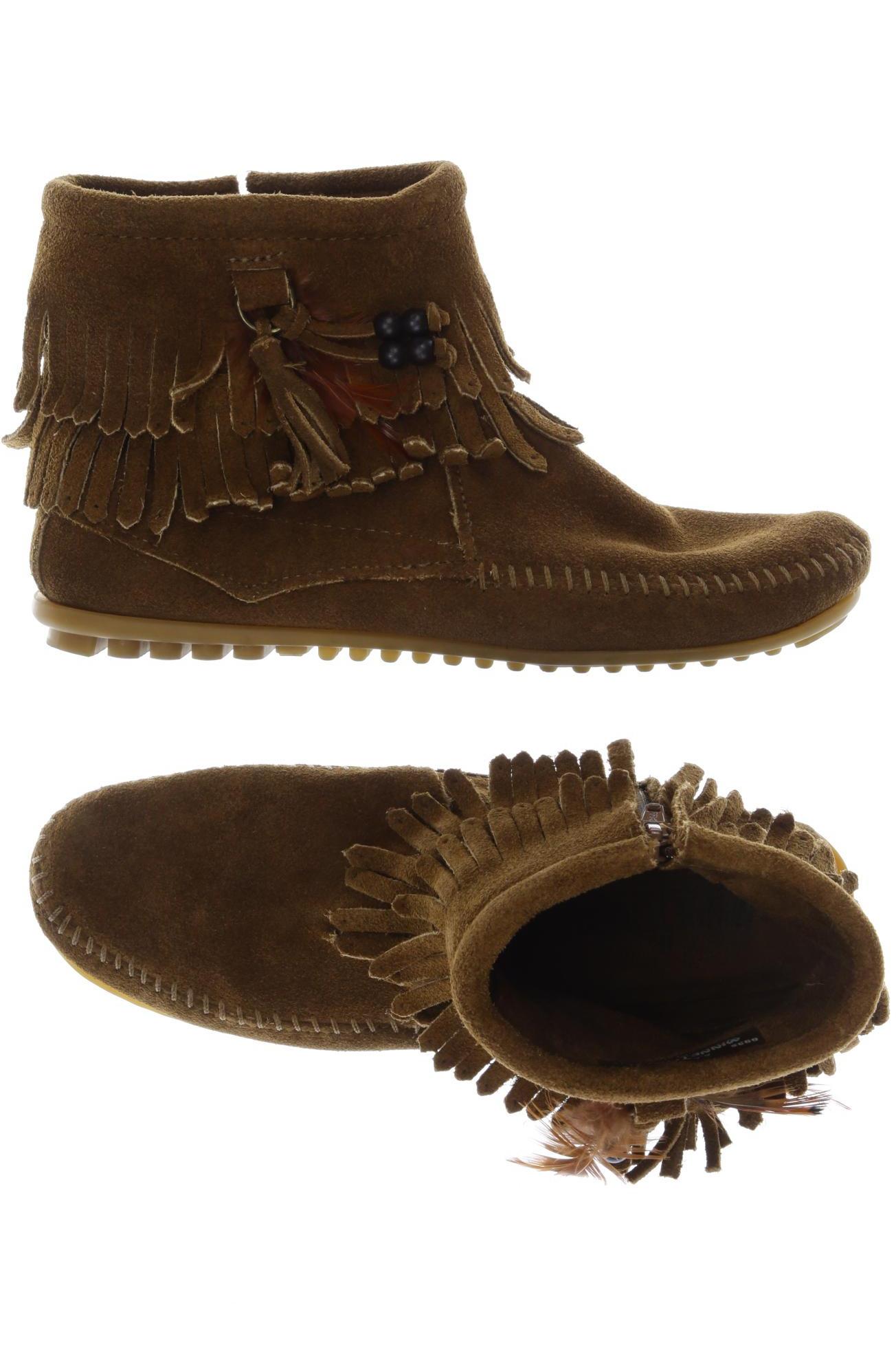 

Minnetonka Damen Stiefelette, braun, Gr. 6.5