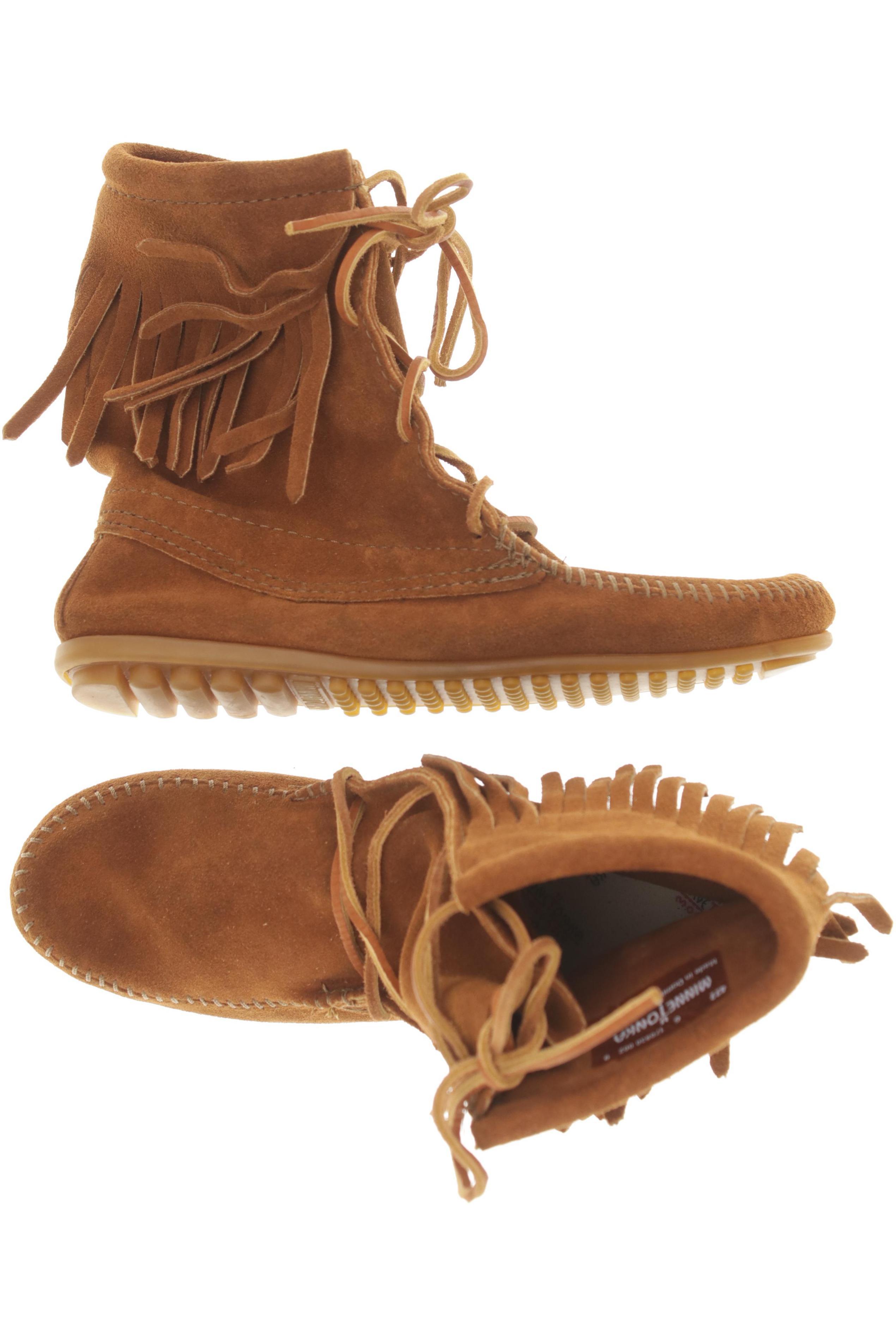 

Minnetonka Damen Stiefelette, braun, Gr. 38
