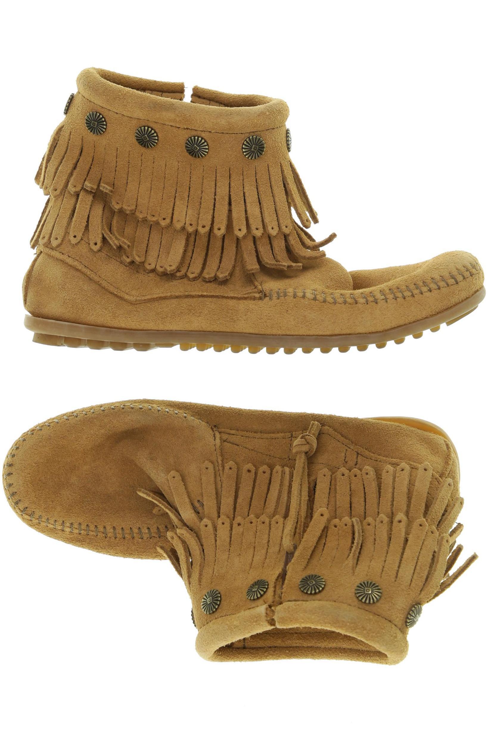 

Minnetonka Damen Stiefelette, orange, Gr. 35