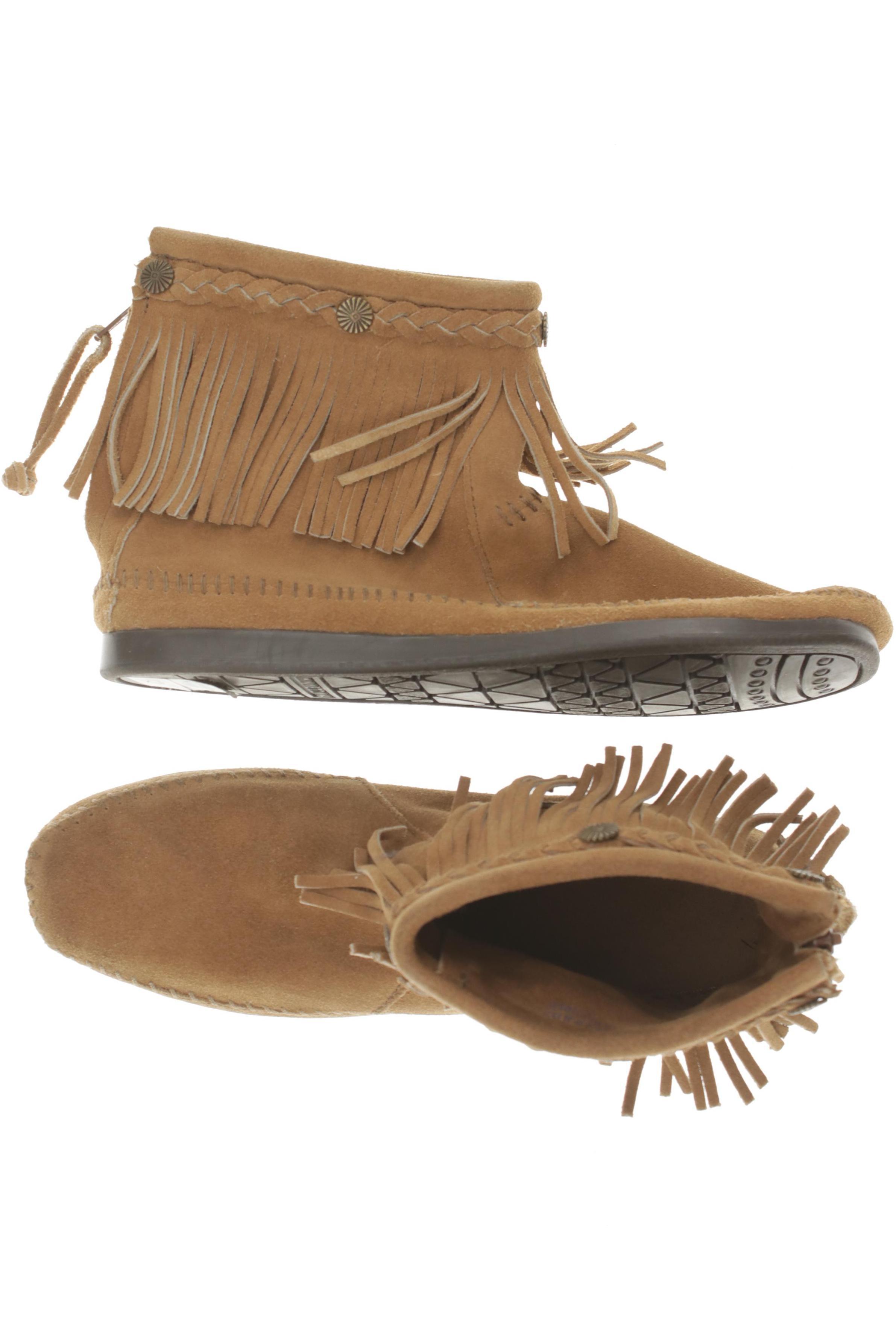 

Minnetonka Damen Stiefelette, braun, Gr. 9