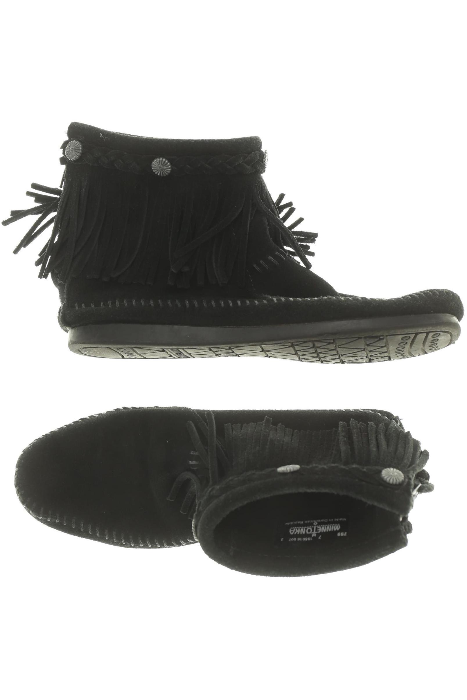 

Minnetonka Damen Stiefelette, schwarz, Gr. 38