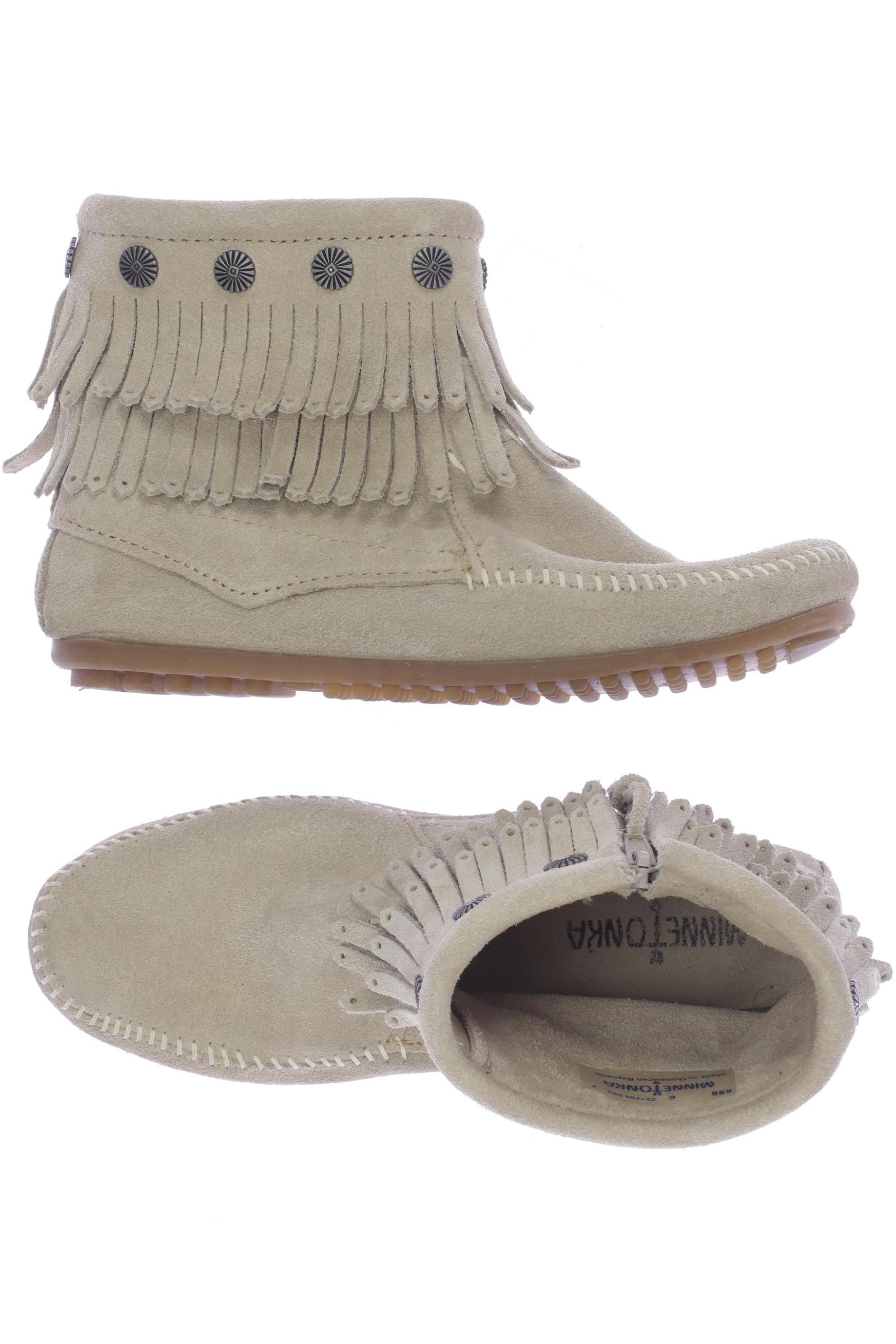 

Minnetonka Damen Stiefelette, beige, Gr. 36.5