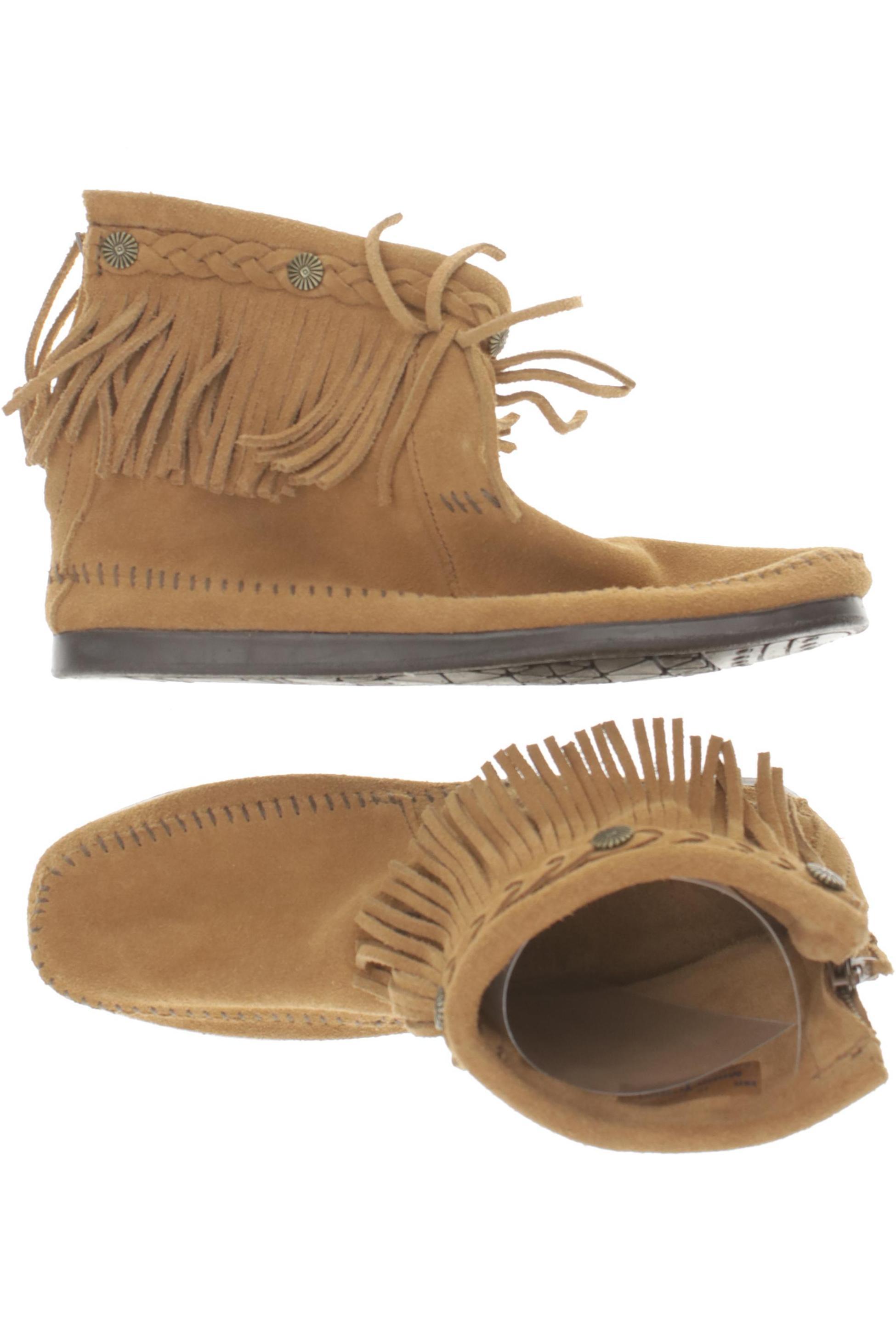 

Minnetonka Damen Stiefelette, braun, Gr. 10