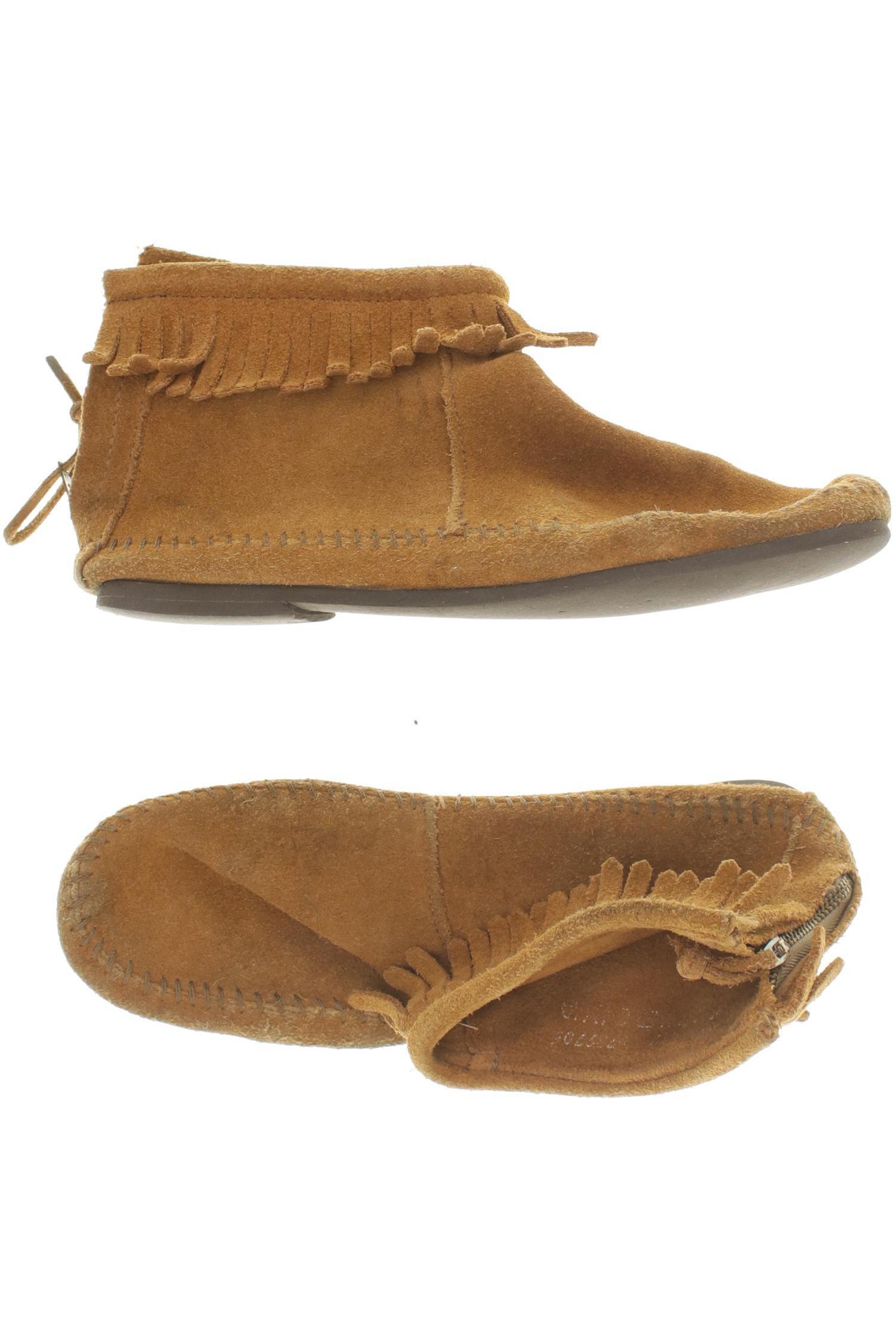 

Minnetonka Damen Stiefelette, braun, Gr. 7