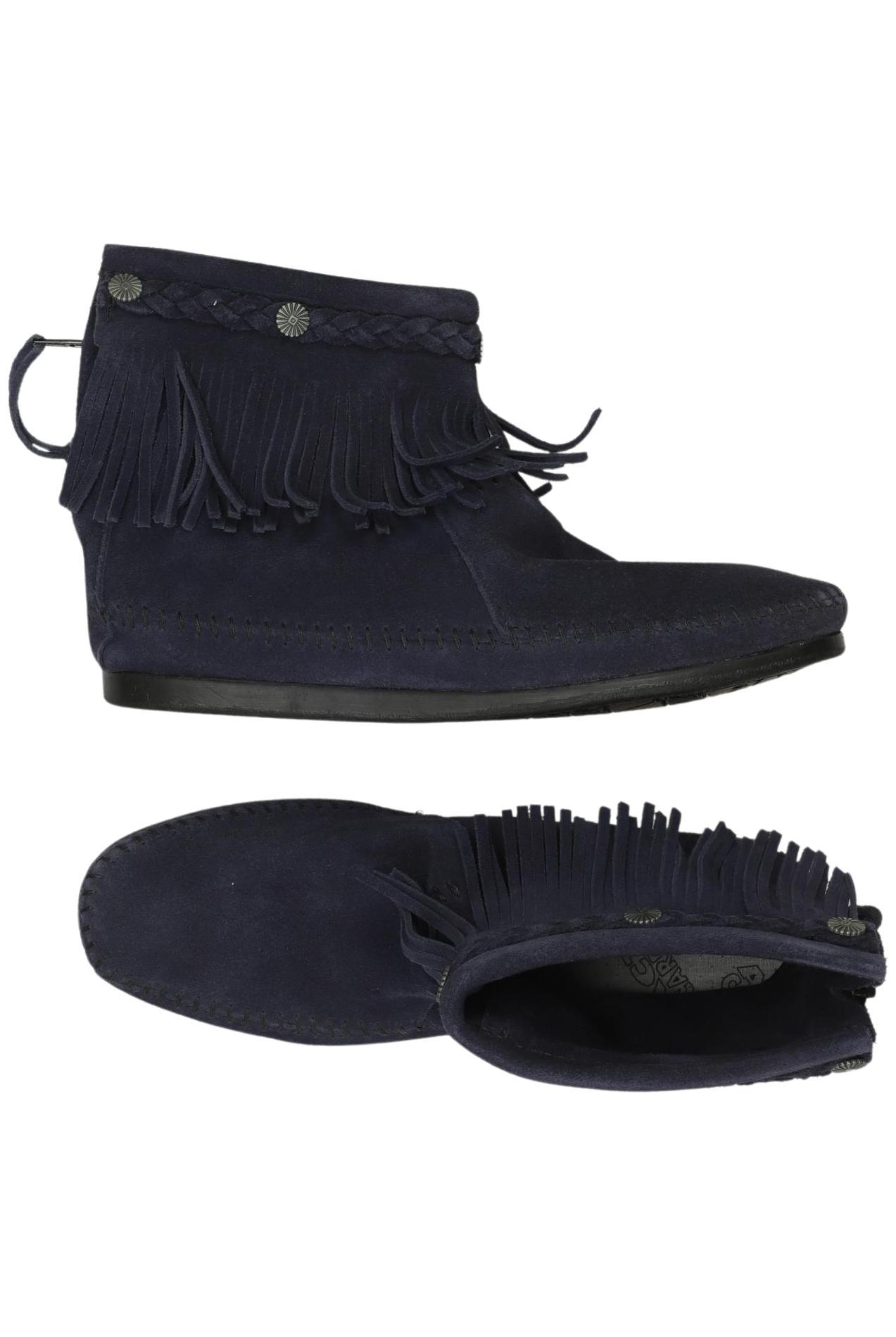 

Minnetonka Damen Stiefelette, marineblau, Gr. 10