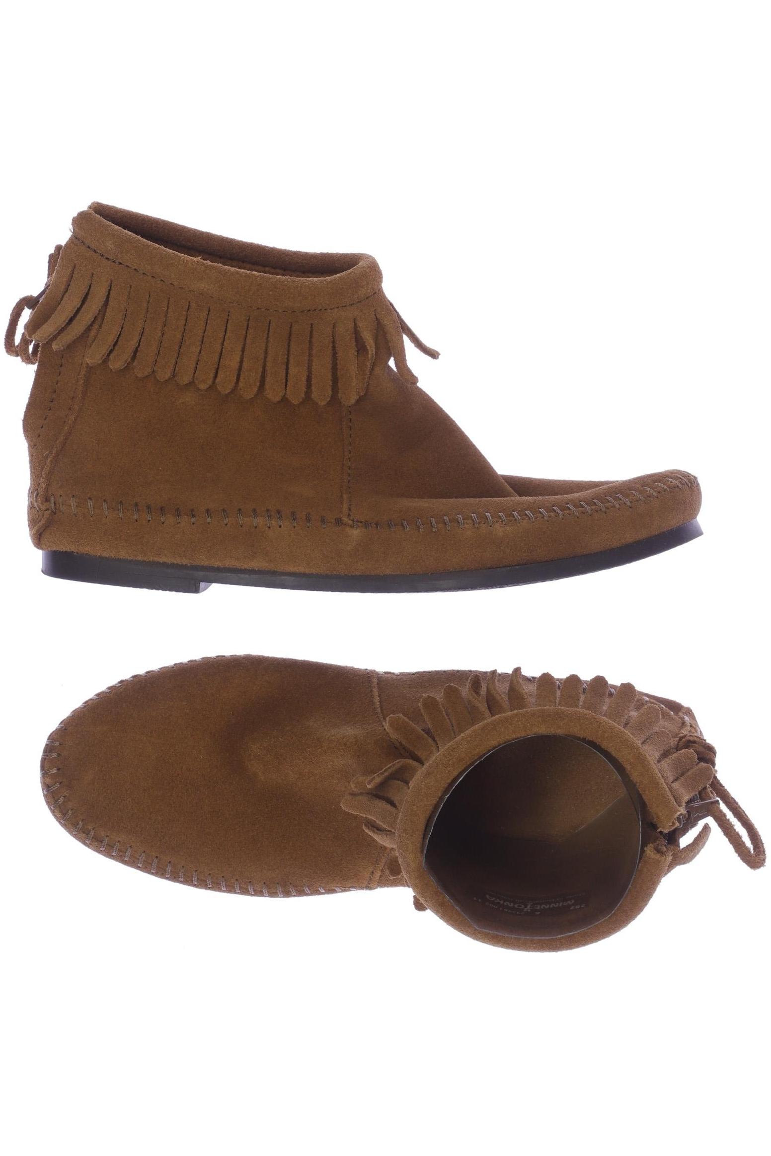 

Minnetonka Damen Stiefelette, braun, Gr. 6