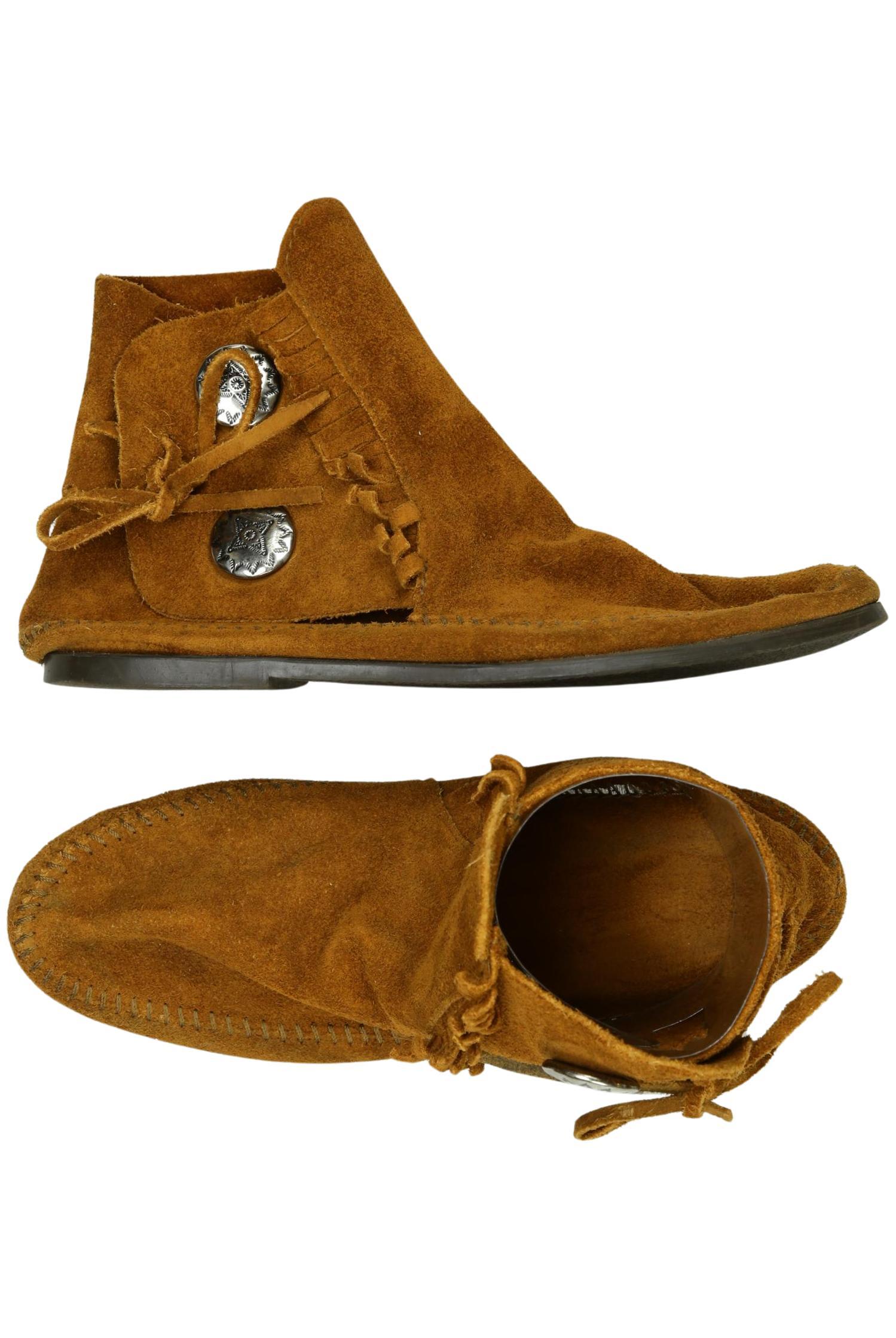 

Minnetonka Damen Stiefelette, braun, Gr. 9