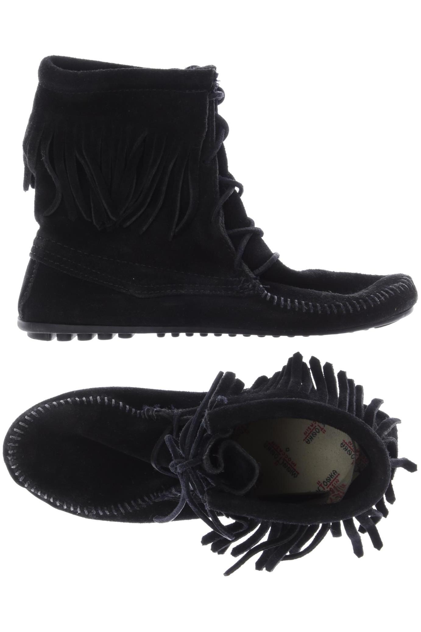 

Minnetonka Damen Stiefelette, schwarz, Gr. 8