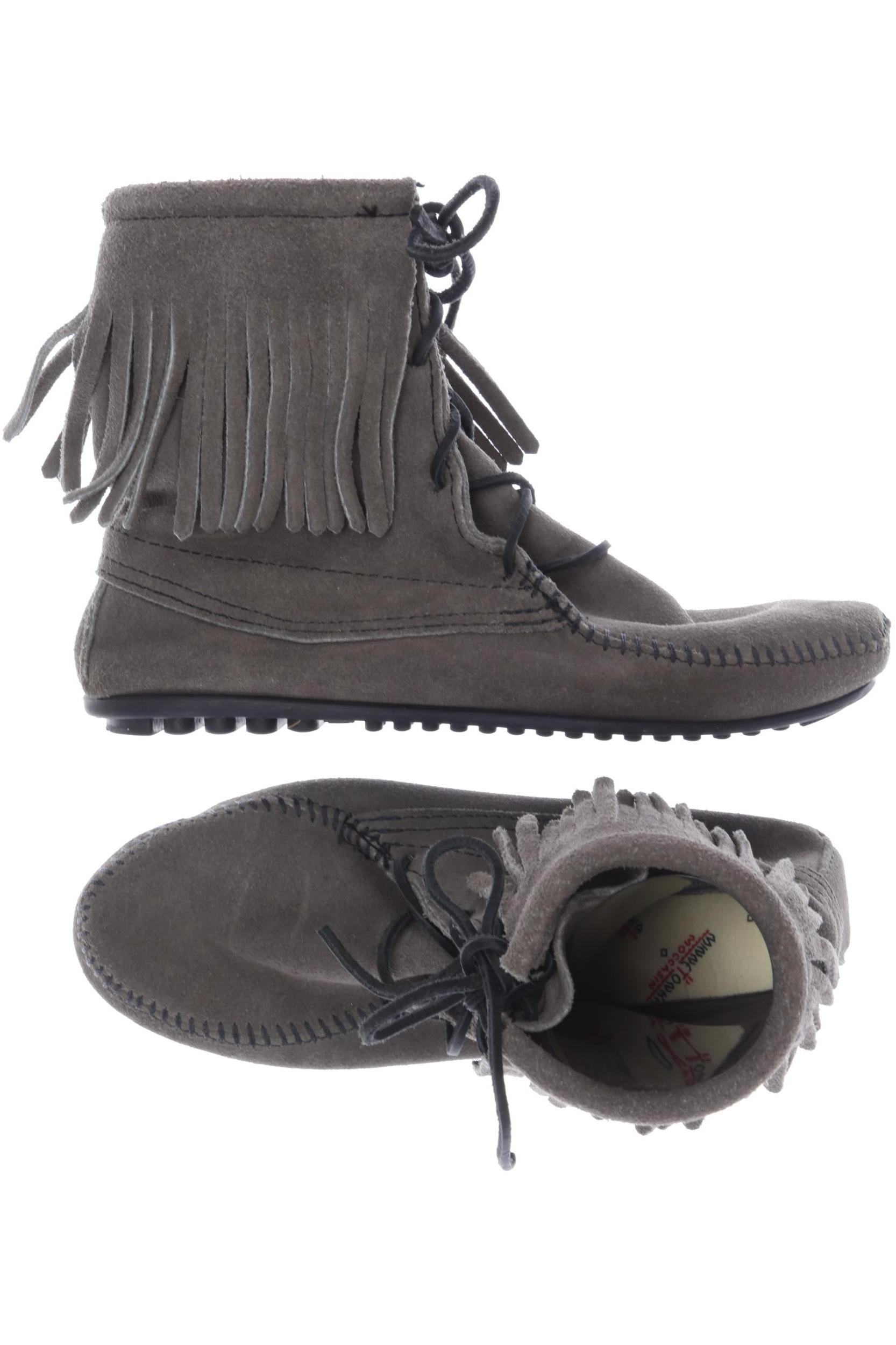 

Minnetonka Damen Stiefelette, braun, Gr. 7
