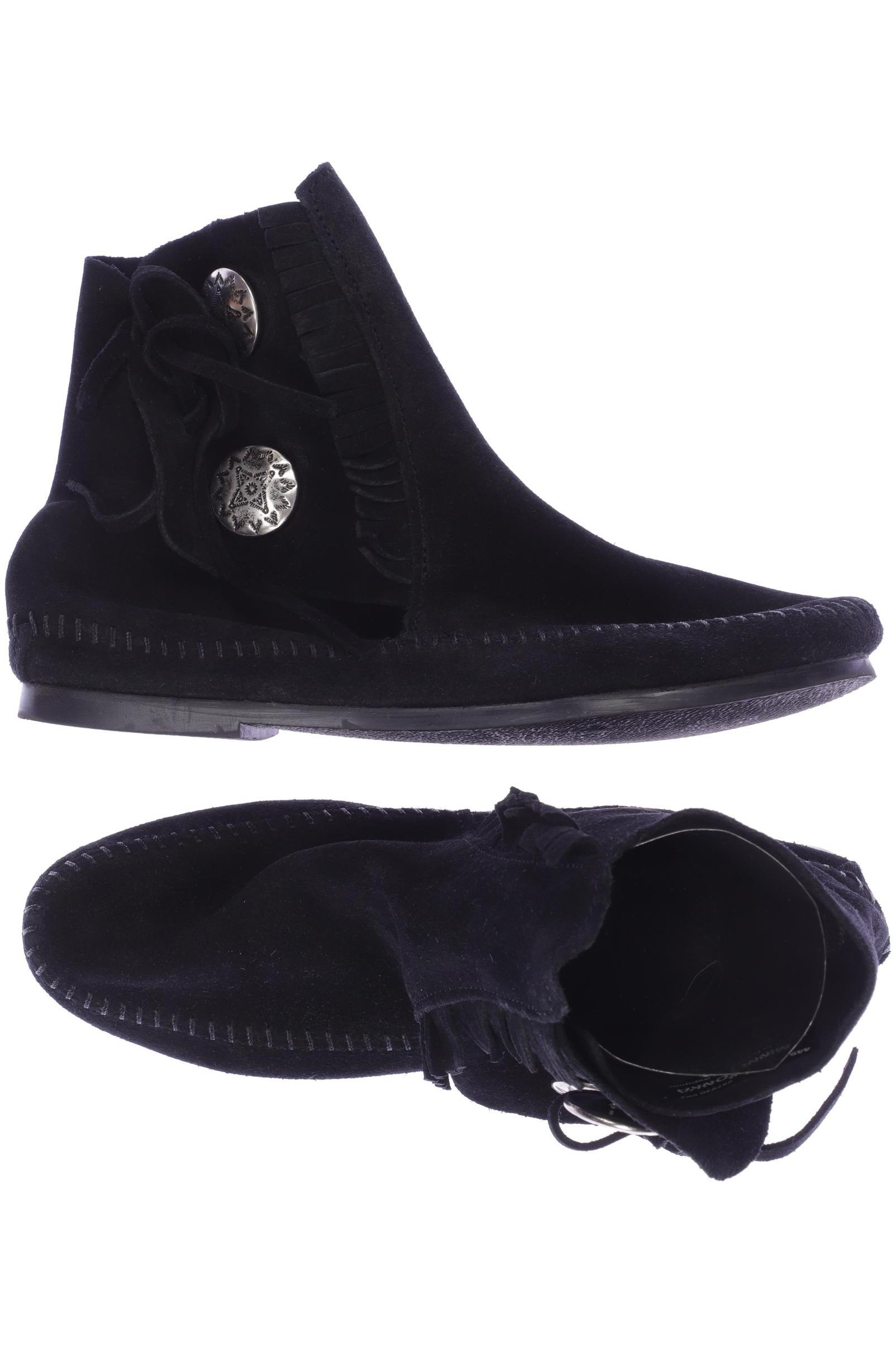 

Minnetonka Damen Stiefelette, schwarz, Gr. 7