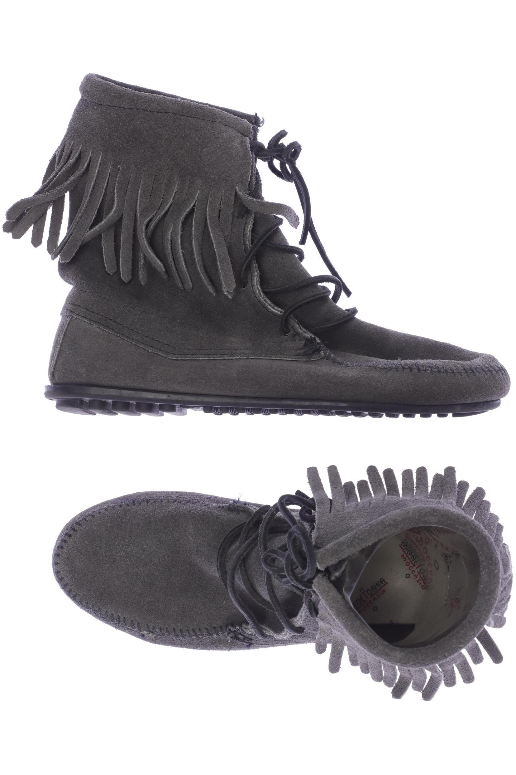 

Minnetonka Damen Stiefelette, grau, Gr. 7