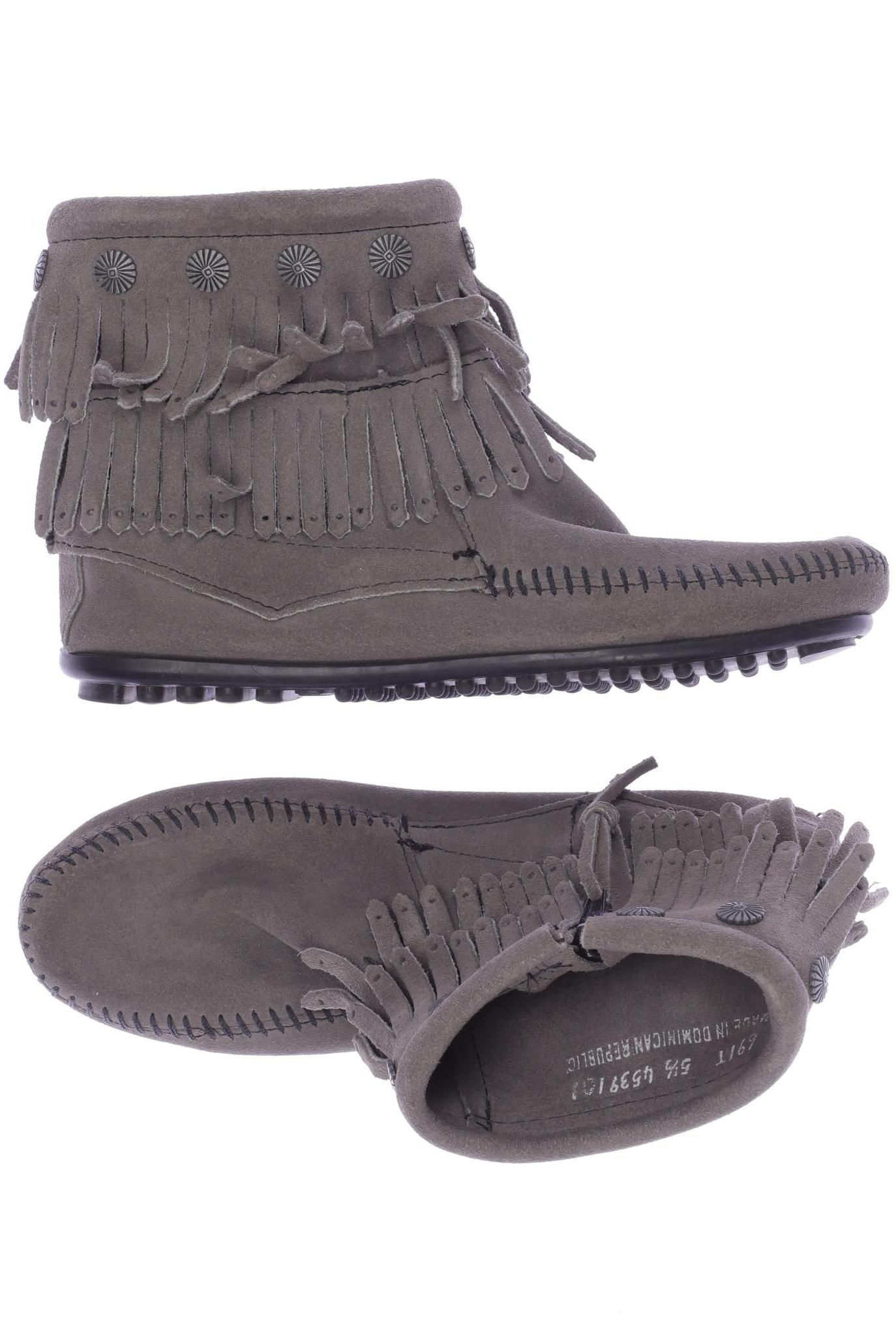 

Minnetonka Damen Stiefelette, grau, Gr. 5.5