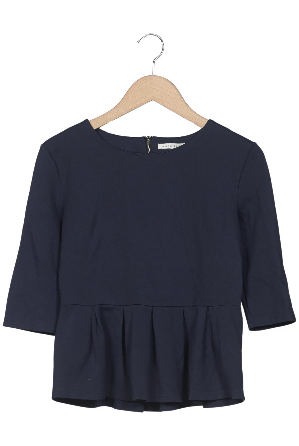 

mint&berry Damen Langarmshirt, marineblau, Gr. 38