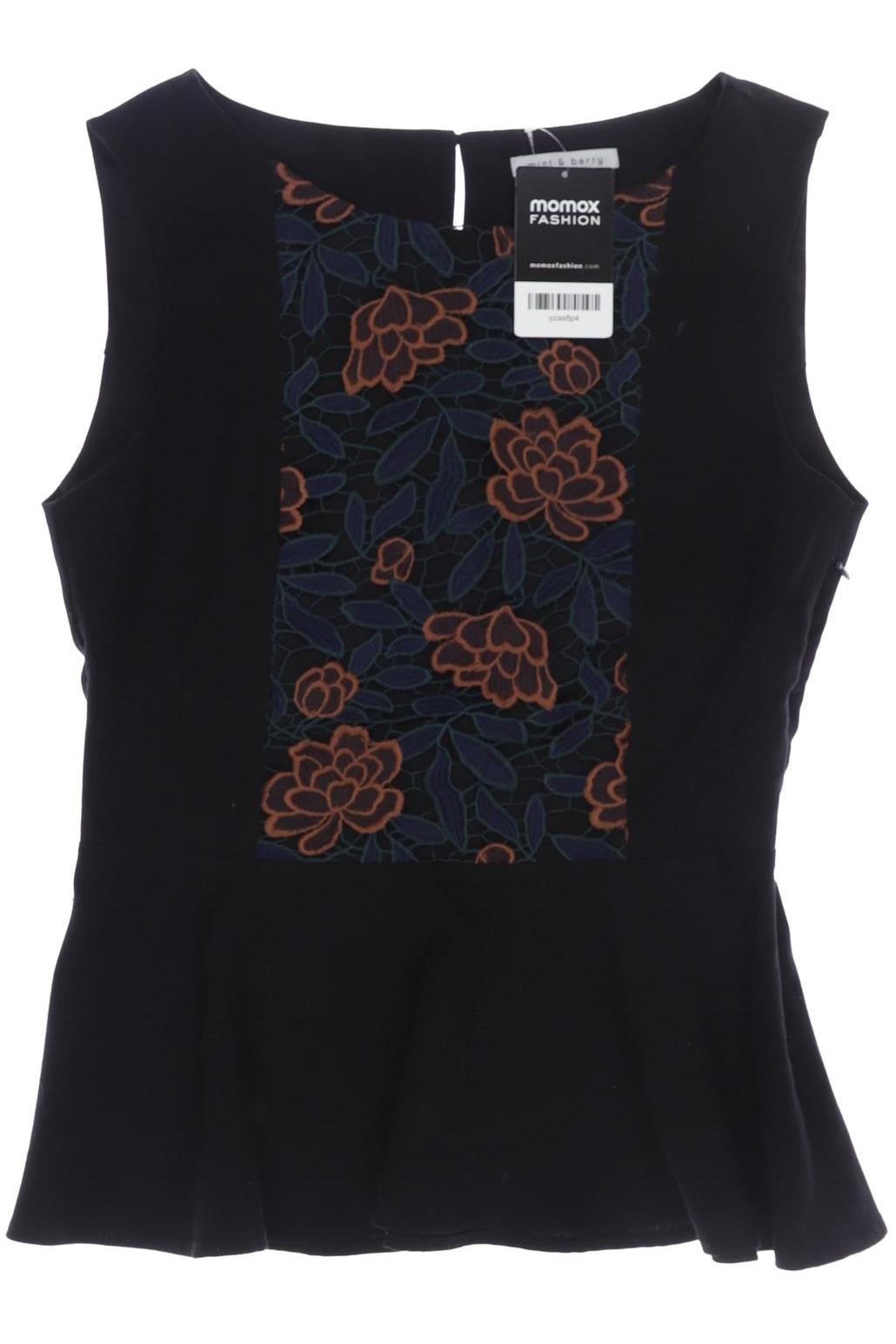 

mint&berry Damen Top, schwarz, Gr. 38