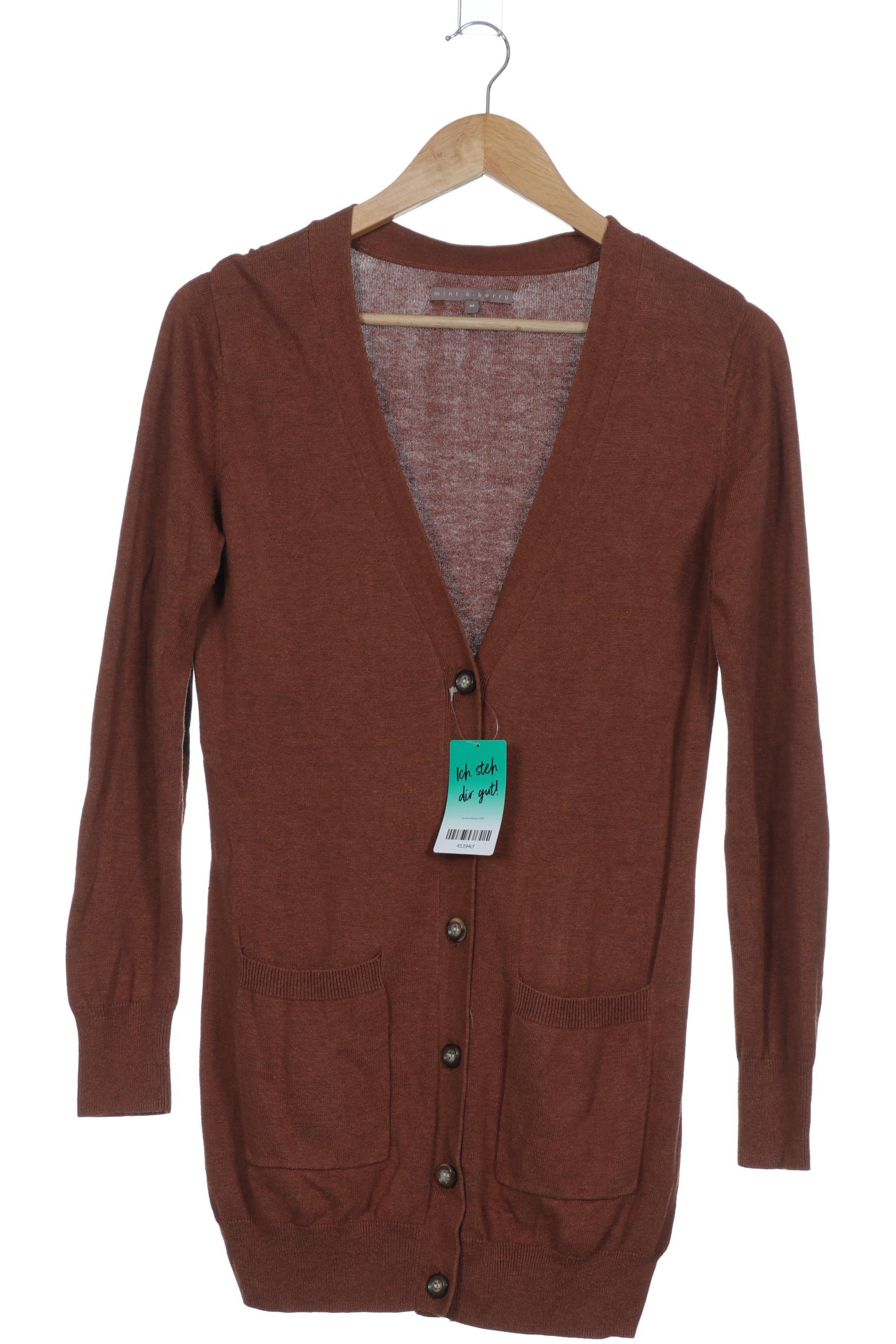 

mint&berry Damen Strickjacke, braun, Gr. 38