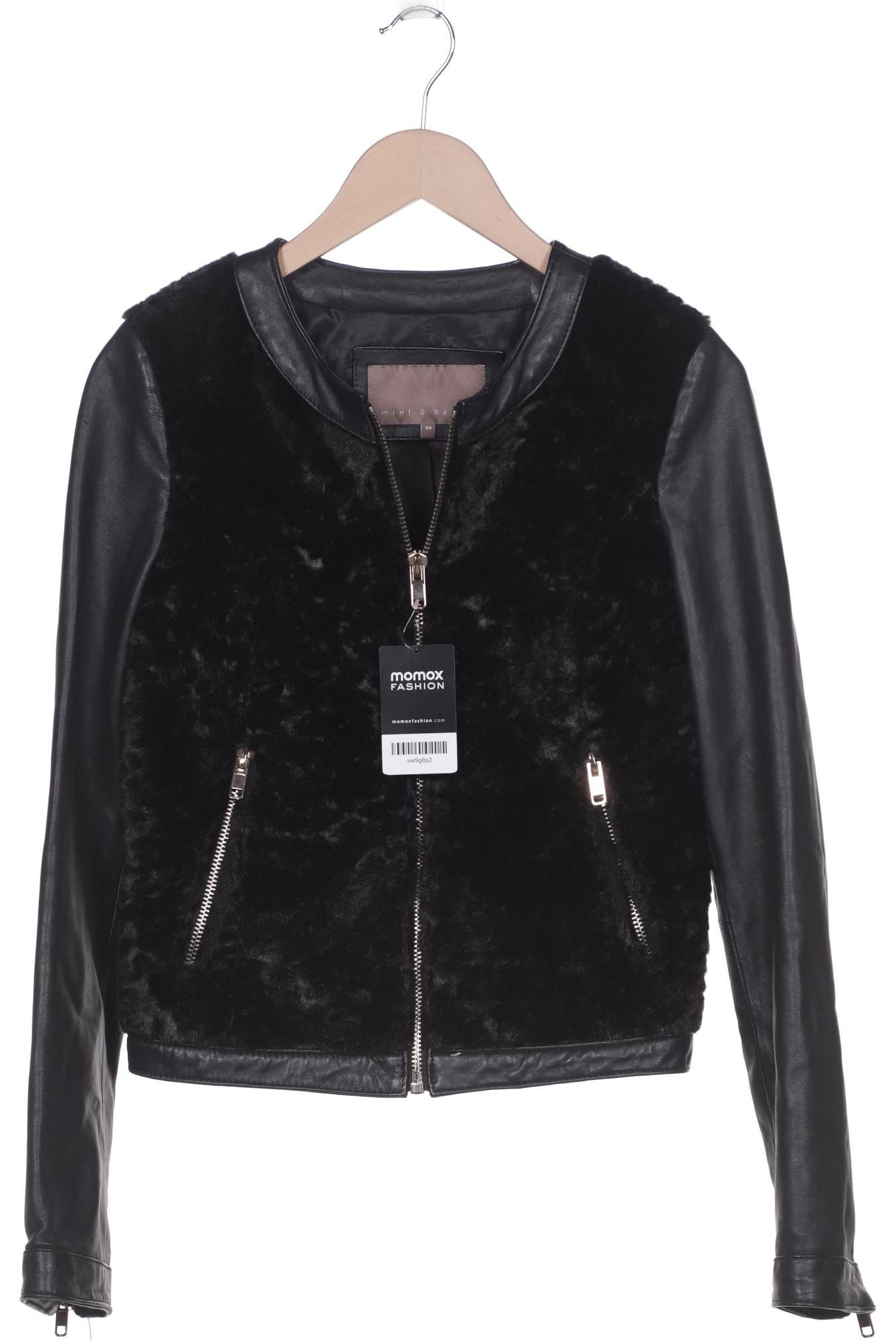

mint&berry Damen Jacke, schwarz, Gr. 34