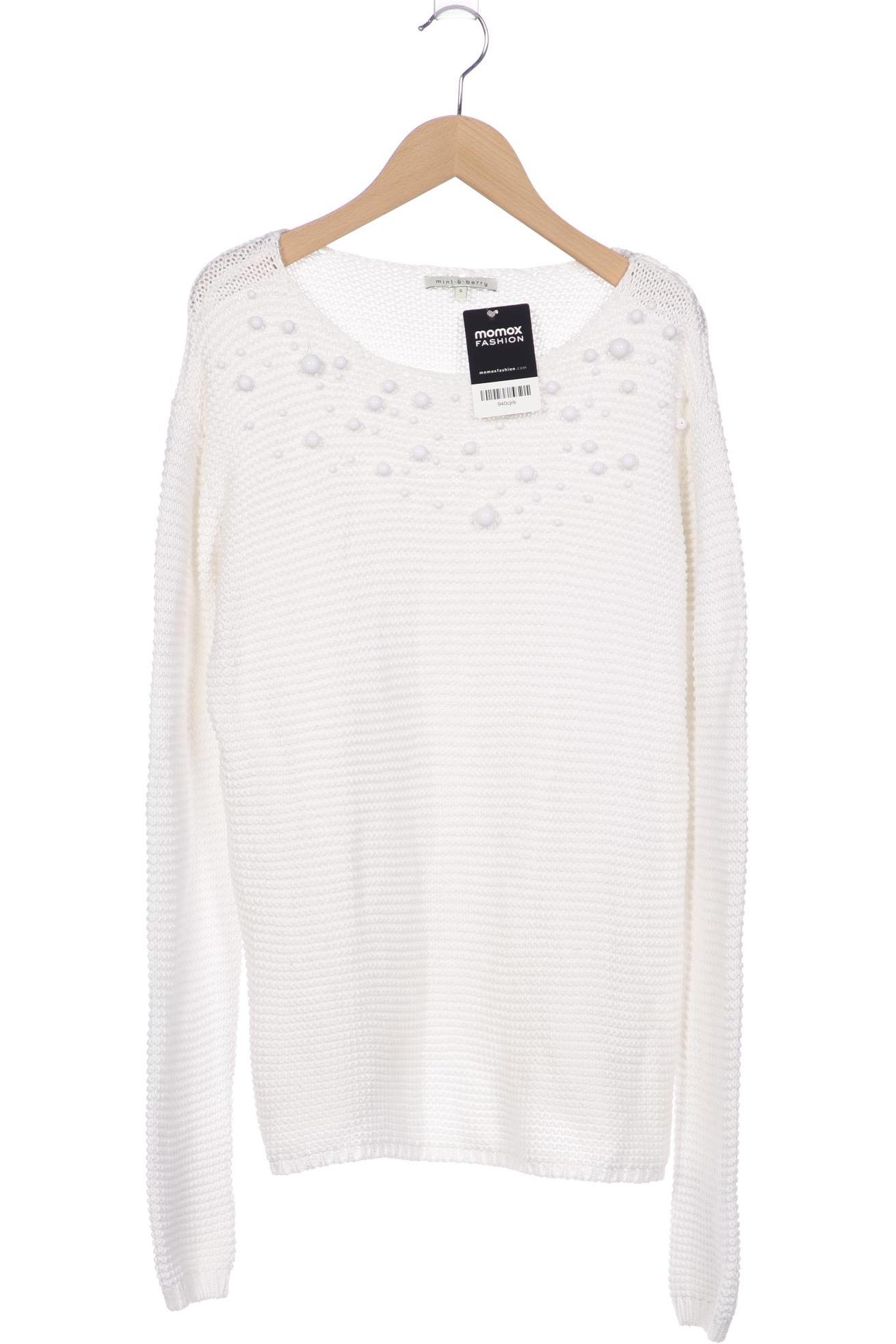 

mint&berry Damen Pullover, weiß, Gr. 36